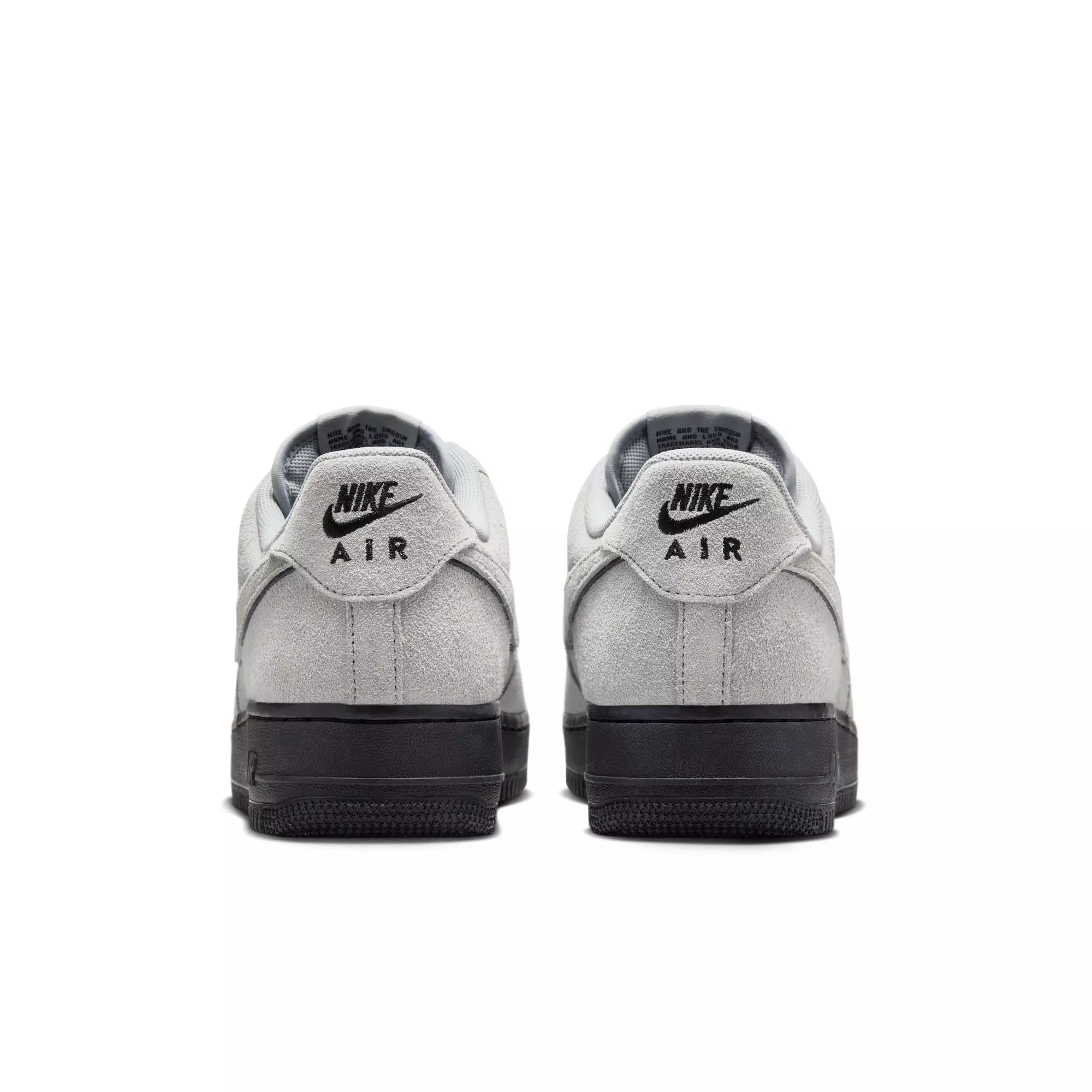 Nike Air Force 1 '07 LV8 "Lt Smoke Grey/White" Men's Shoe - GREY/BLACK