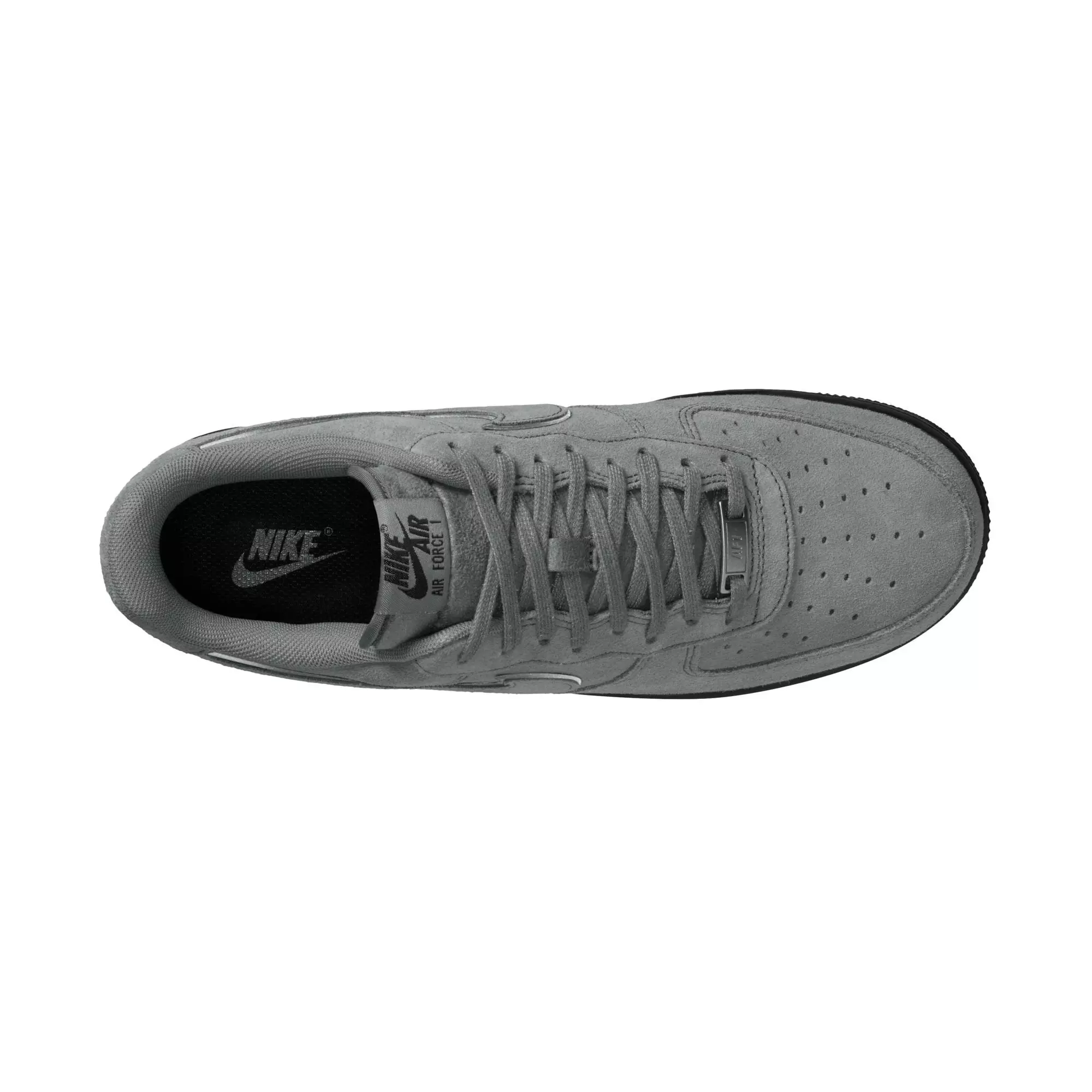 Nike Air Force 1 '07 LV8 "Lt Smoke Grey/White" Men's Shoe - GREY/BLACK