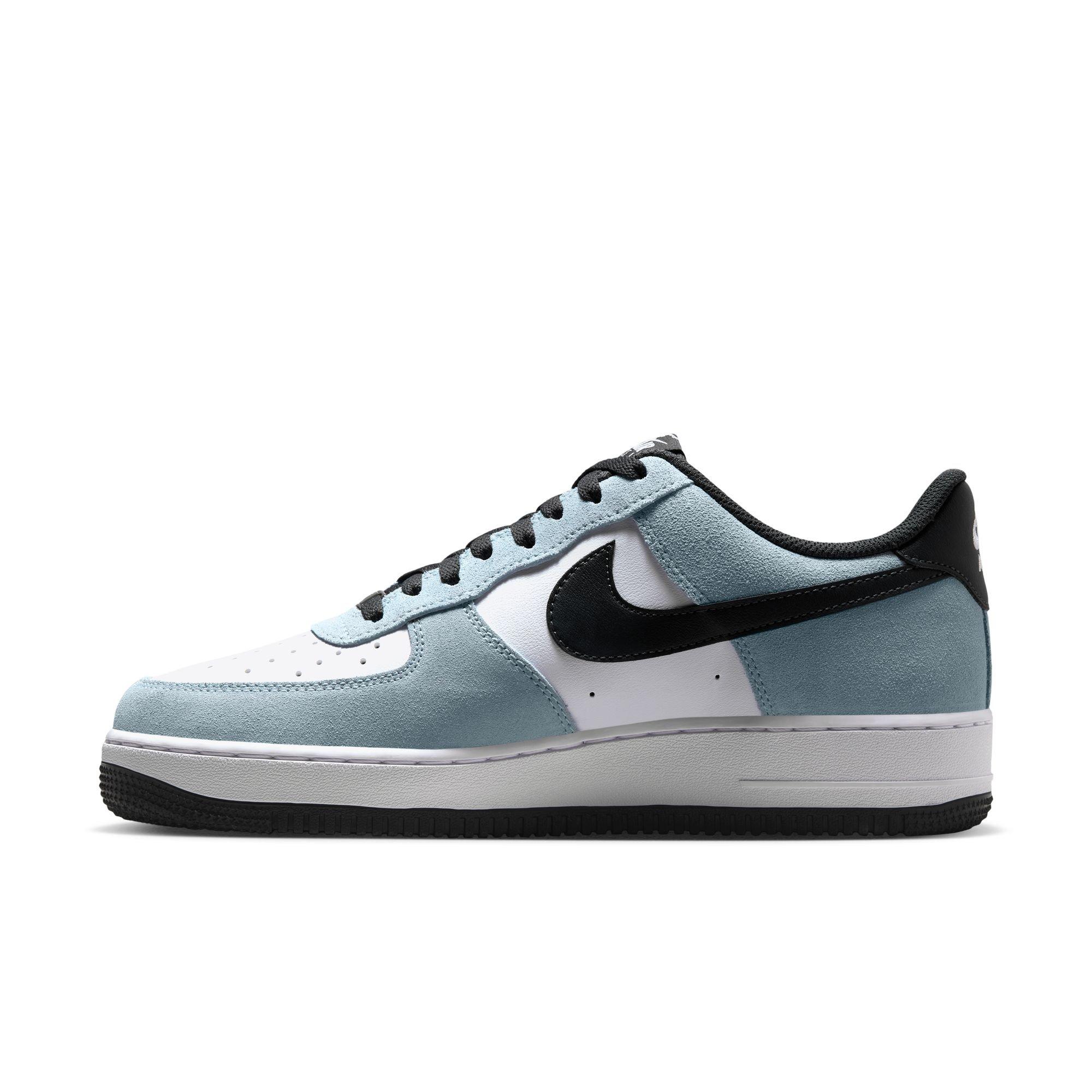 Nike Air Force 1 '07 LV8 "Lt Armory Blue/Anthracite/White" Men's Shoe - LT BLUE/WHITE Thumbnail View 4
