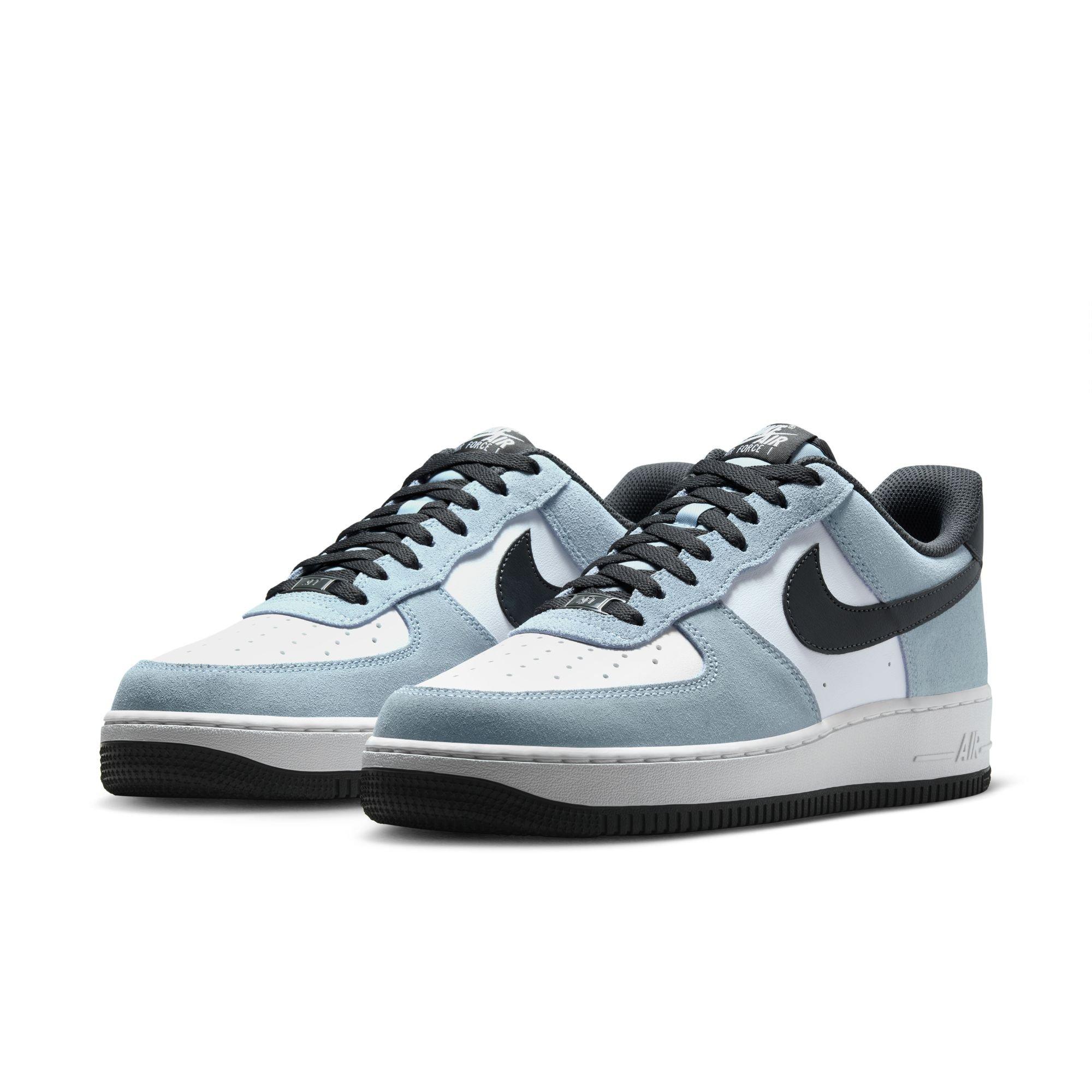 Nike Air Force 1 '07 LV8 "Lt Armory Blue/Anthracite/White" Men's Shoe - LT BLUE/WHITE Thumbnail View 5