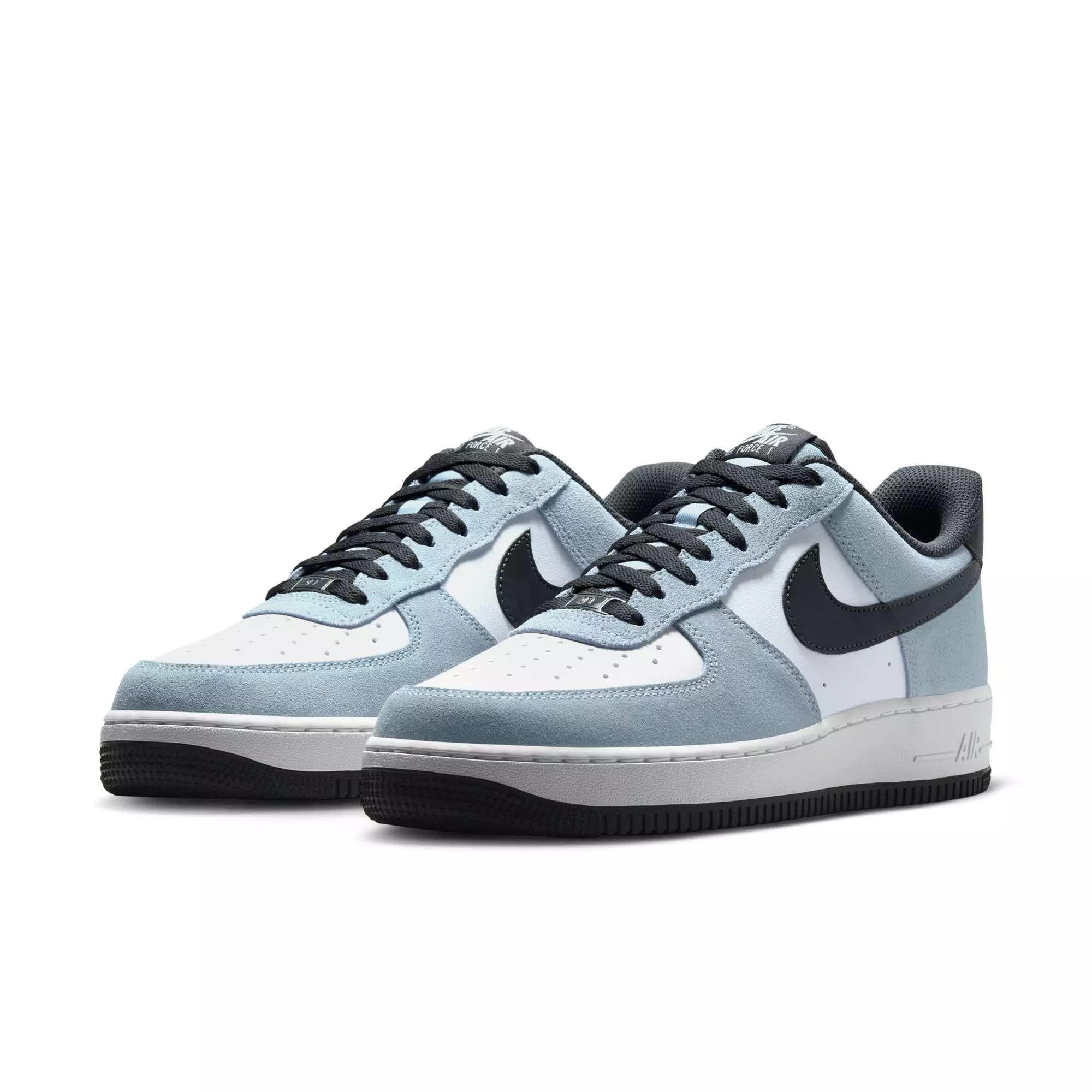 Nike Air Force 1 '07 LV8 "Lt Armory Blue/Anthracite/White" Men's Shoe - LT BLUE/WHITE