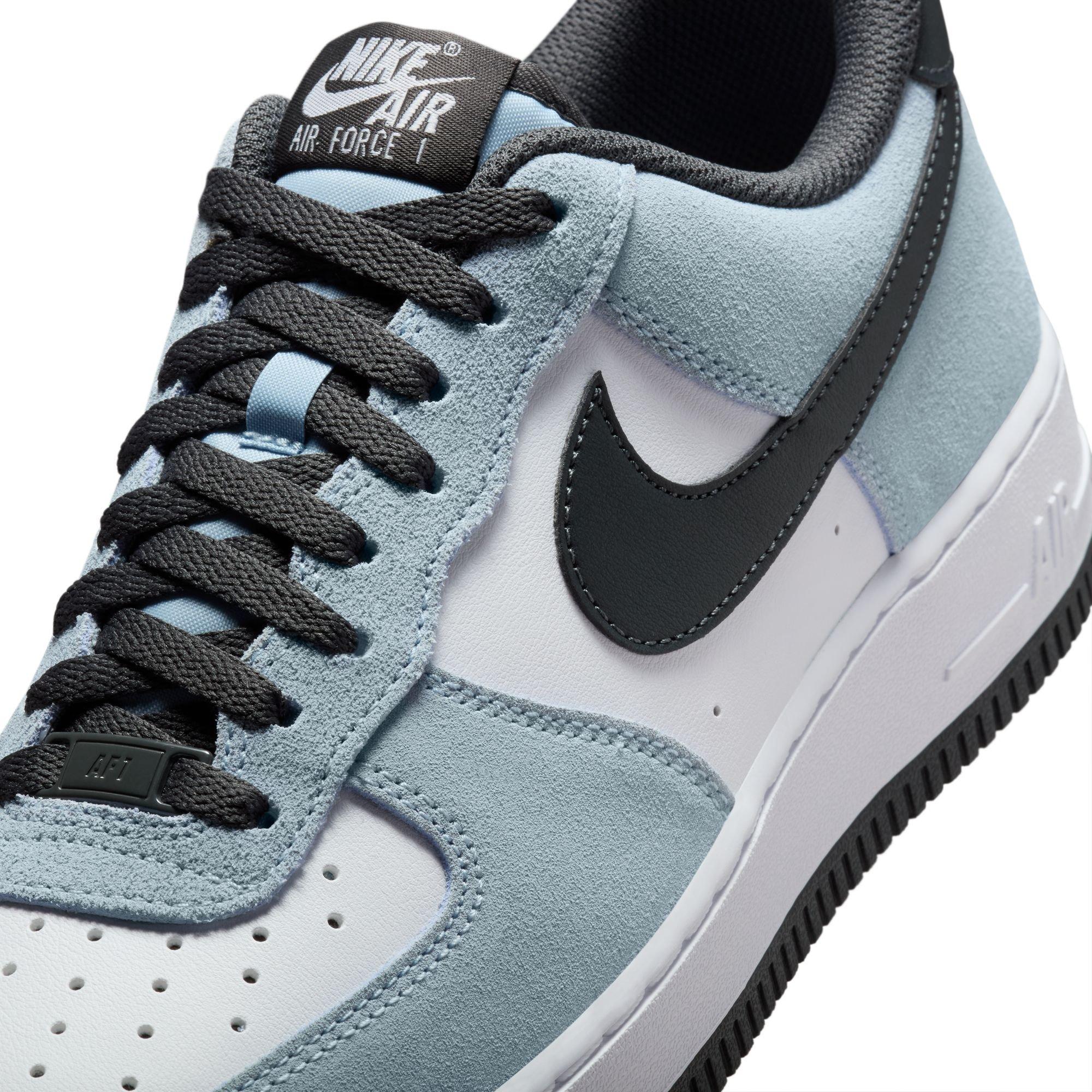 Nike Air Force 1 '07 LV8 "Lt Armory Blue/Anthracite/White" Men's Shoe - LT BLUE/WHITE Thumbnail View 9