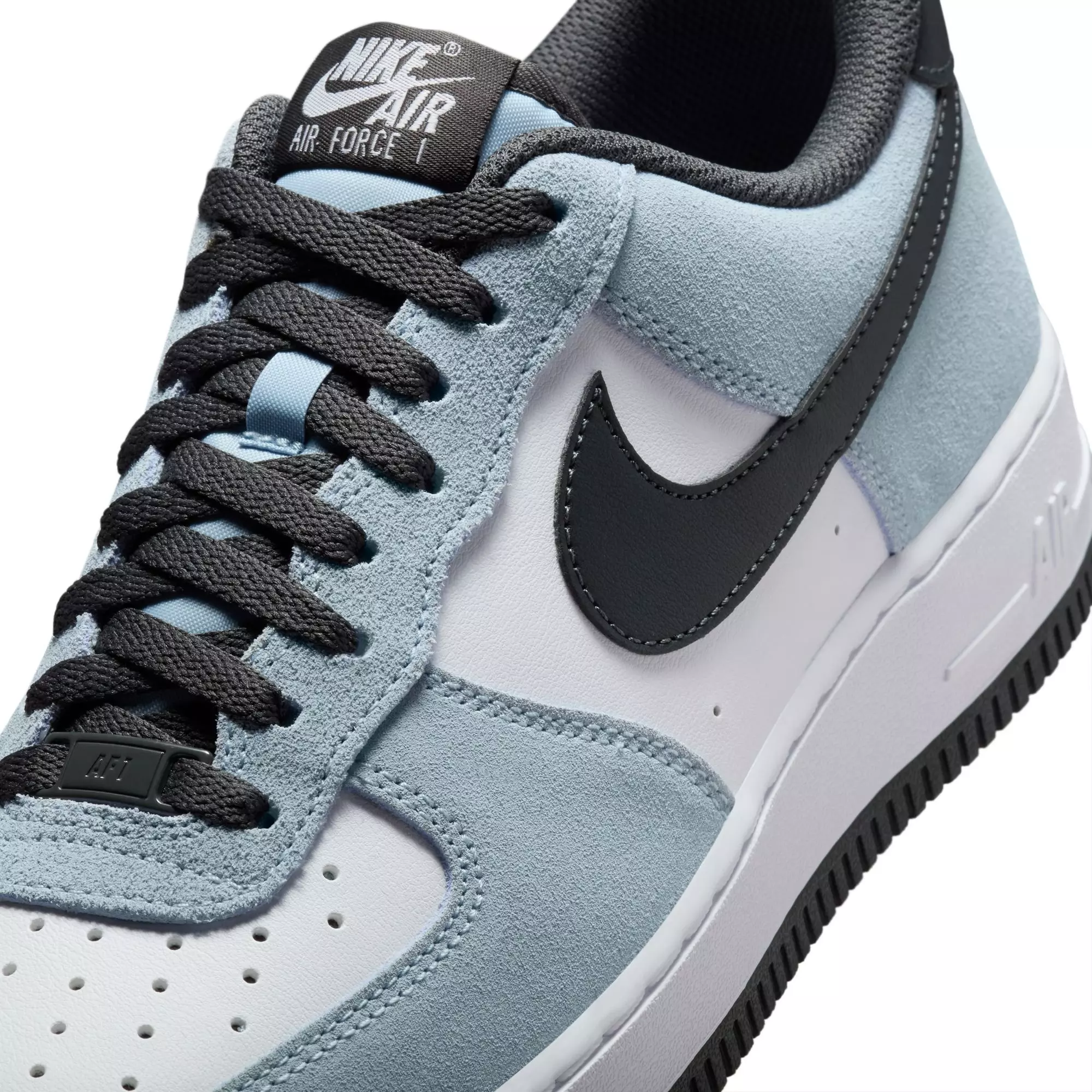 Nike Air Force 1 '07 LV8 "Lt Armory Blue/Anthracite/White" Men's Shoe - LT BLUE/WHITE