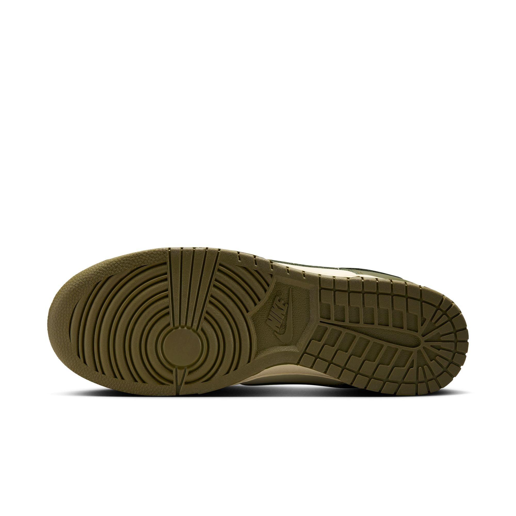 Nike Dunk Low Retro "Coconut Milk/Rough Green/Electro Orange" Men's Shoe - GREEN/BEIGE Thumbnail View 8