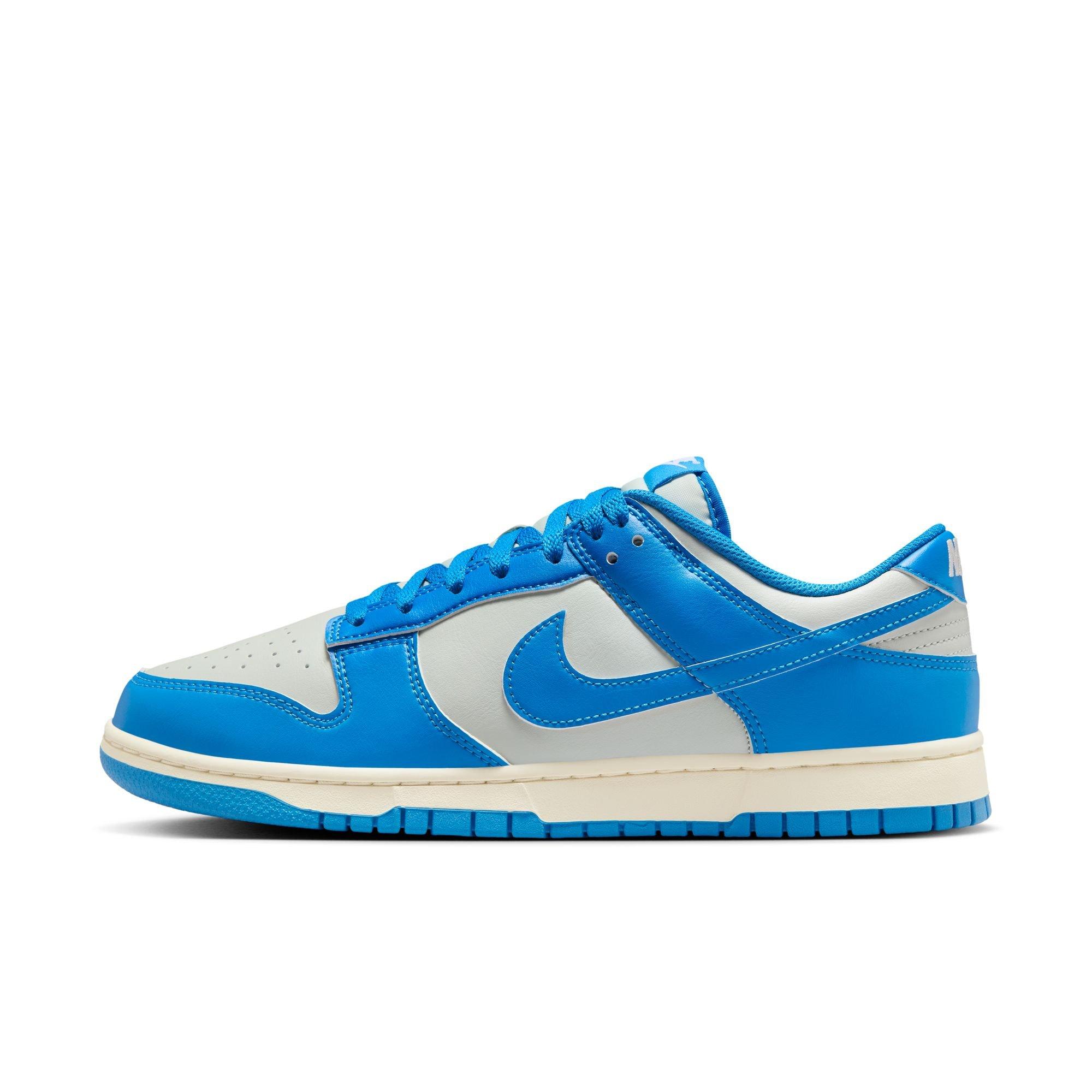 Nike Dunk Low Retro "Light Silver/Lt Photo Blue/Sail" Men's Shoe - SILVER/BLUE Thumbnail View 3