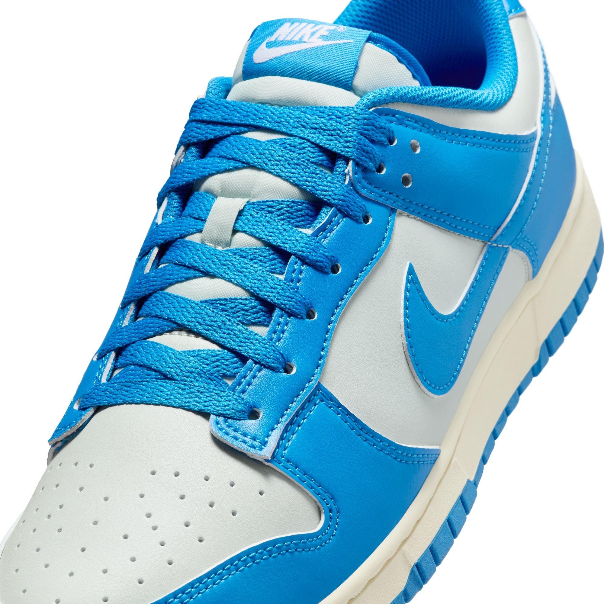 Nike Dunk Low Retro "Light Silver/Lt Photo Blue/Sail" Men's Shoe - SILVER/BLUE Thumbnail View 10