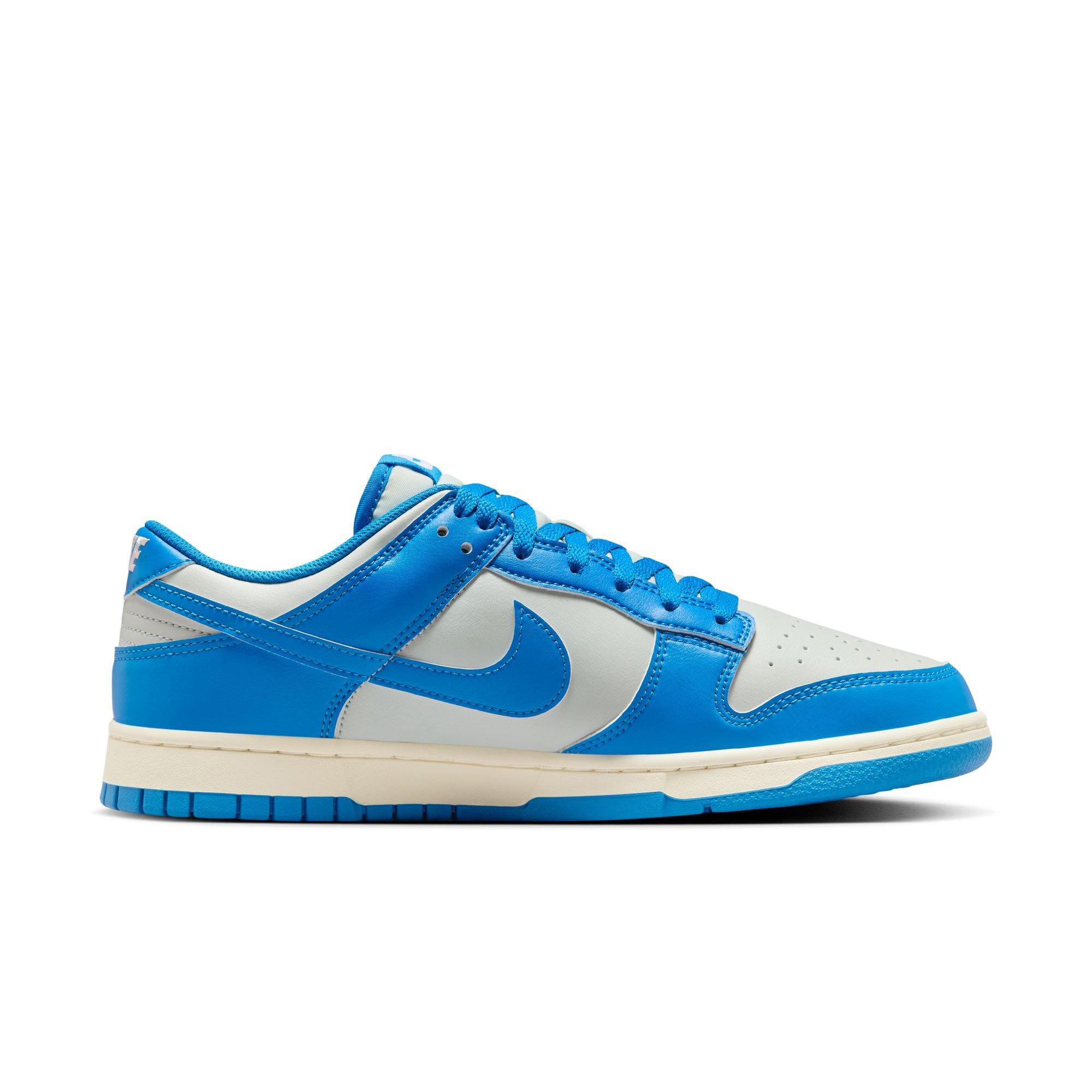 Nike Dunk Low Retro "Light Silver/Lt Photo Blue/Sail" Men's Shoe - SILVER/BLUE Thumbnail View 2