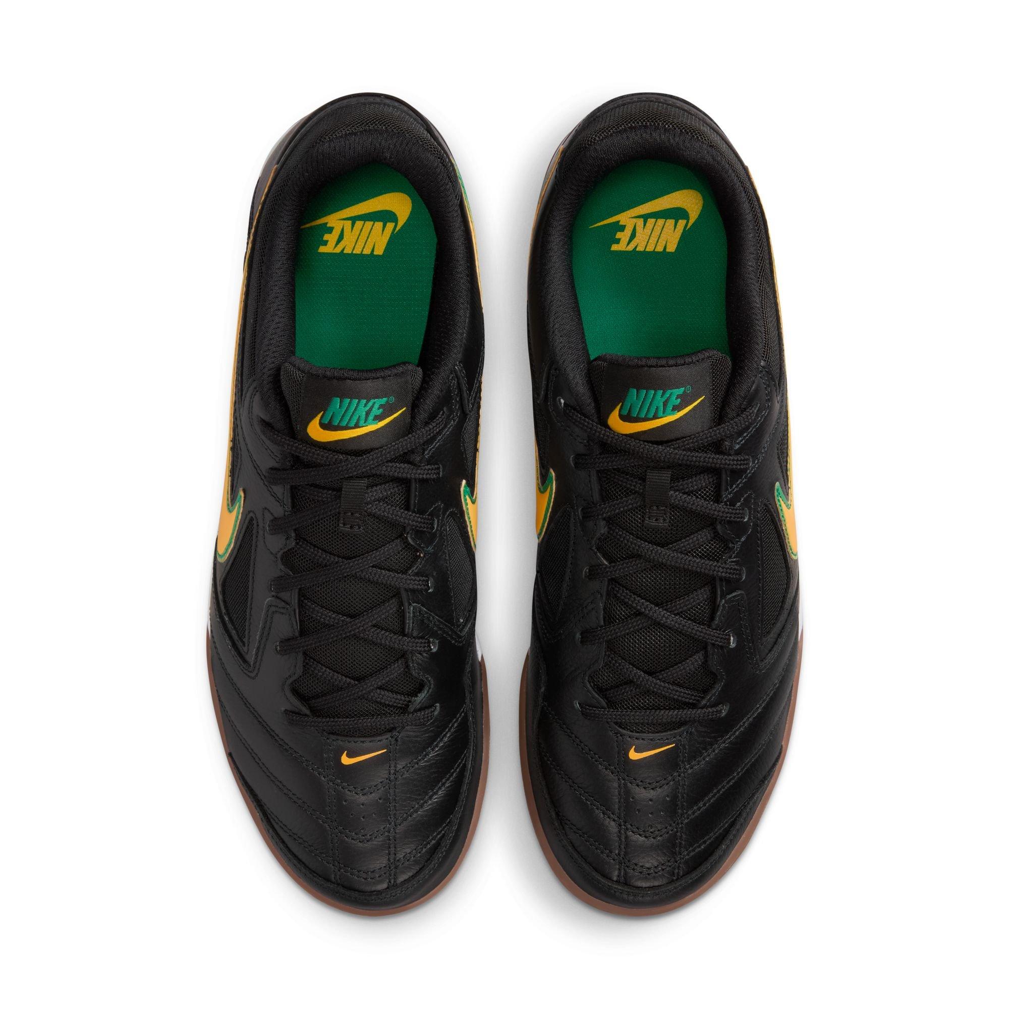 Nike Gato "Black/Varsity Maize/White/Gum Dark Brown" Men's Shoe - WHITE/RED Thumbnail View 6