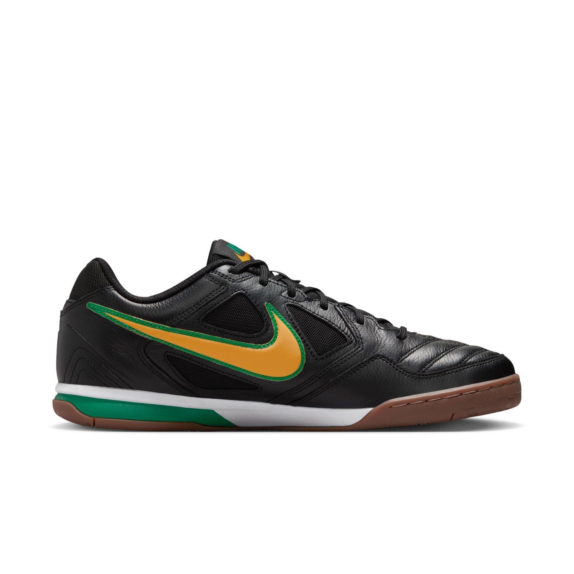 Nike Gato "Black/Varsity Maize/White/Gum Dark Brown" Men's Shoe - WHITE/RED Thumbnail View 2