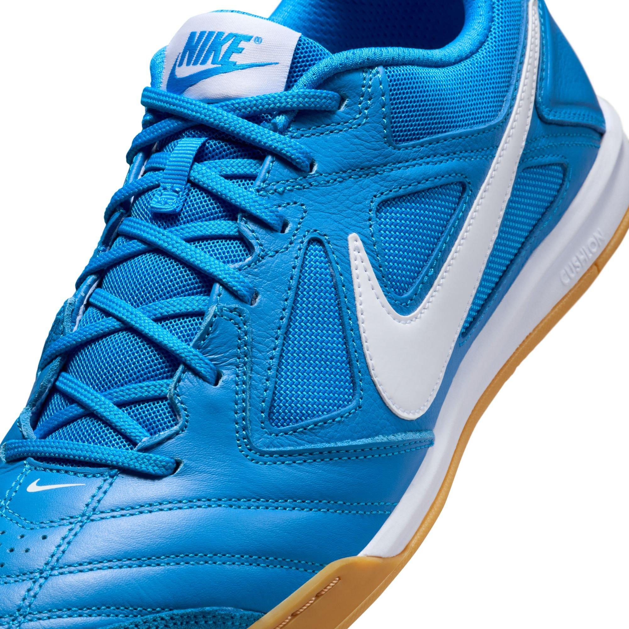 Nike Gato "Photo Blue/White/Gum Yellow" Men's Shoe - BLUE/WHITE Thumbnail View 10