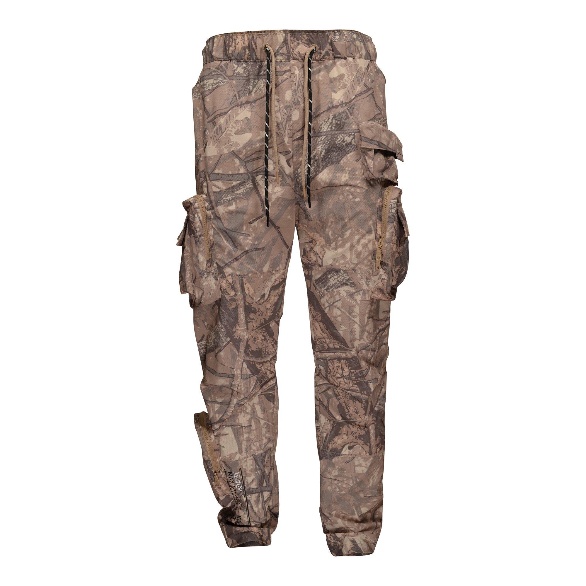 Smoke Rise Men's Utility Nylon Cargo Pants - Khaki Hunting Camo - KHAKI Thumbnail View 1