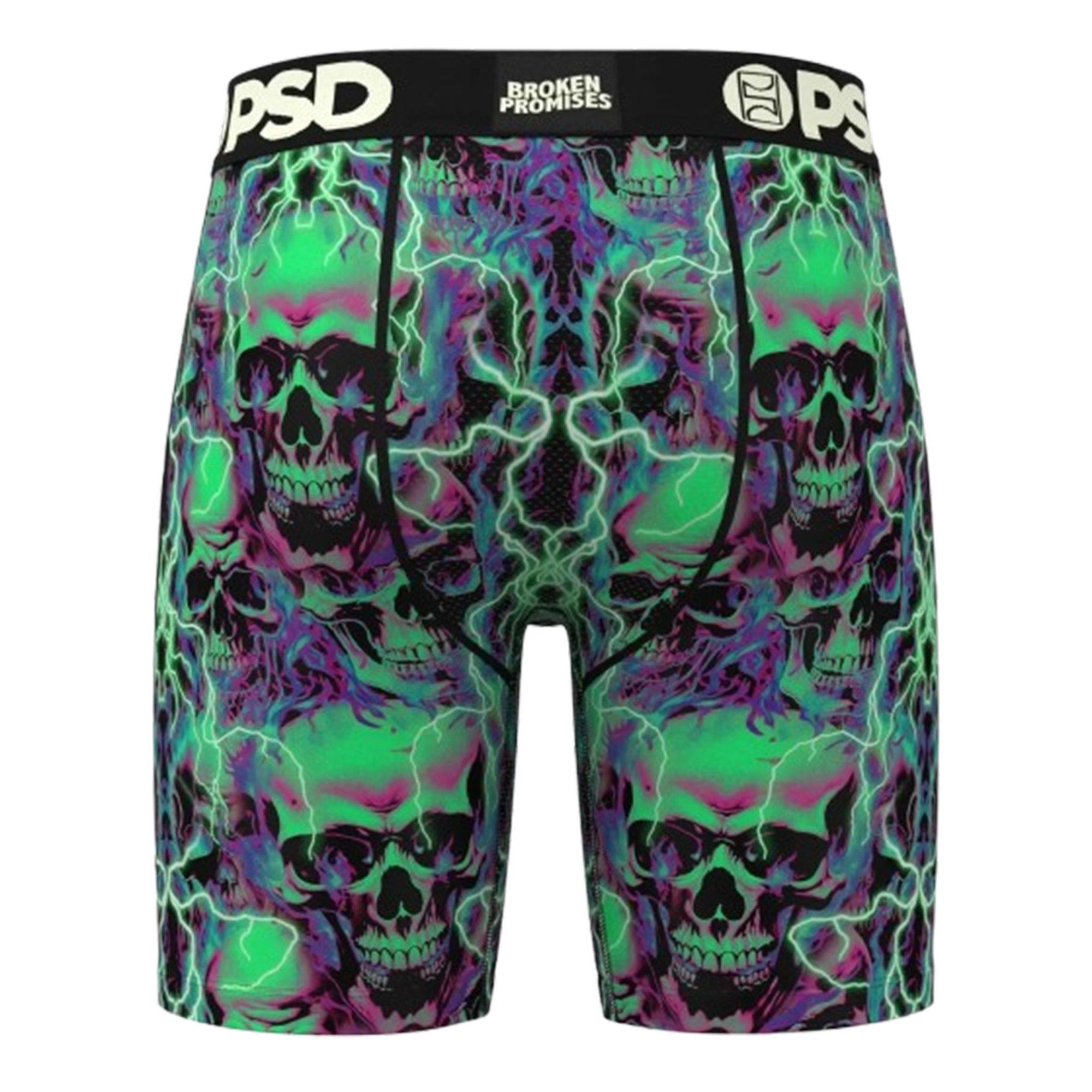 PSD Broken Promises Skulls Glow Men's Underwear