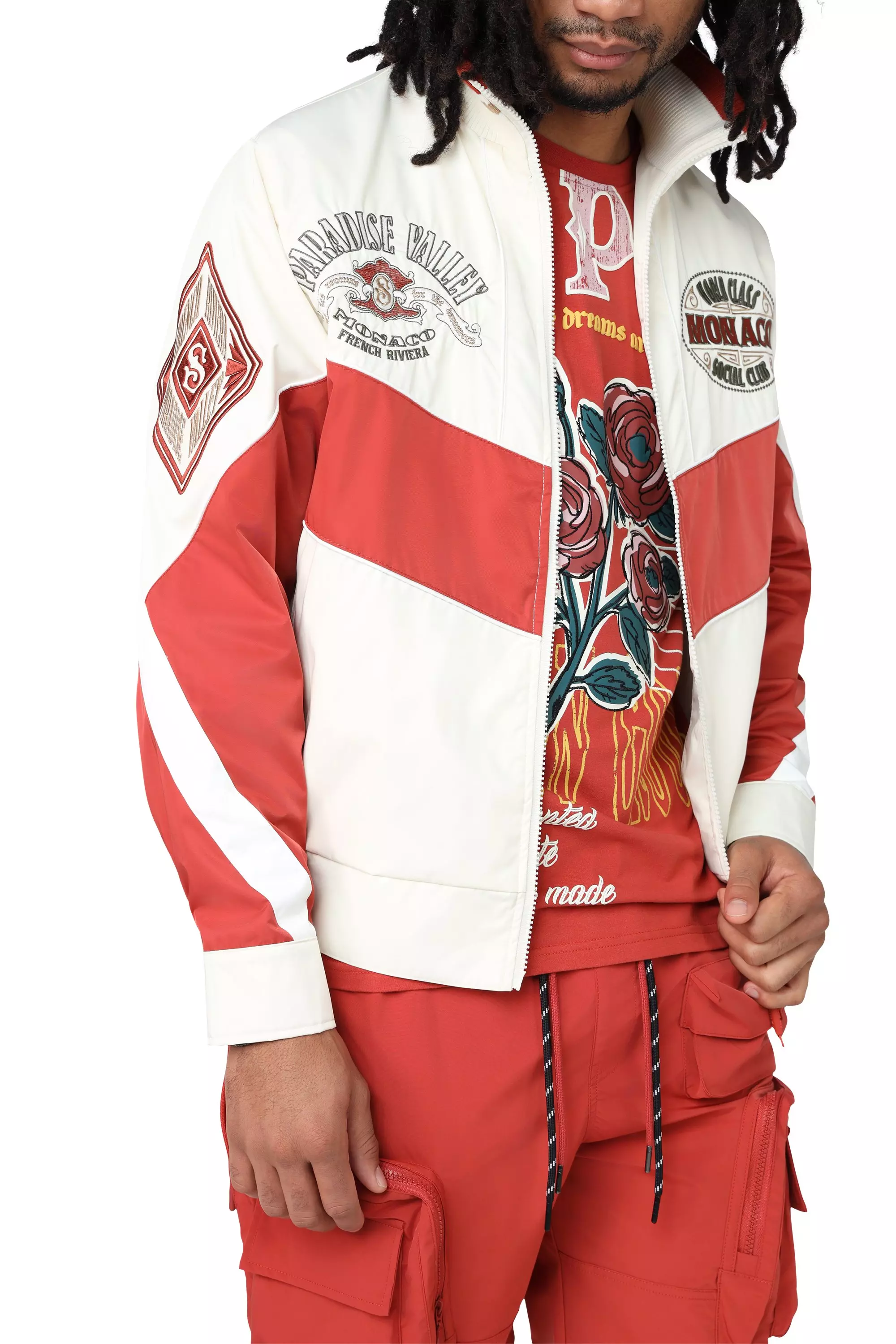 Smoke Rise Men's Paradise Valley Tandoori Jacket - OFF-WHITE