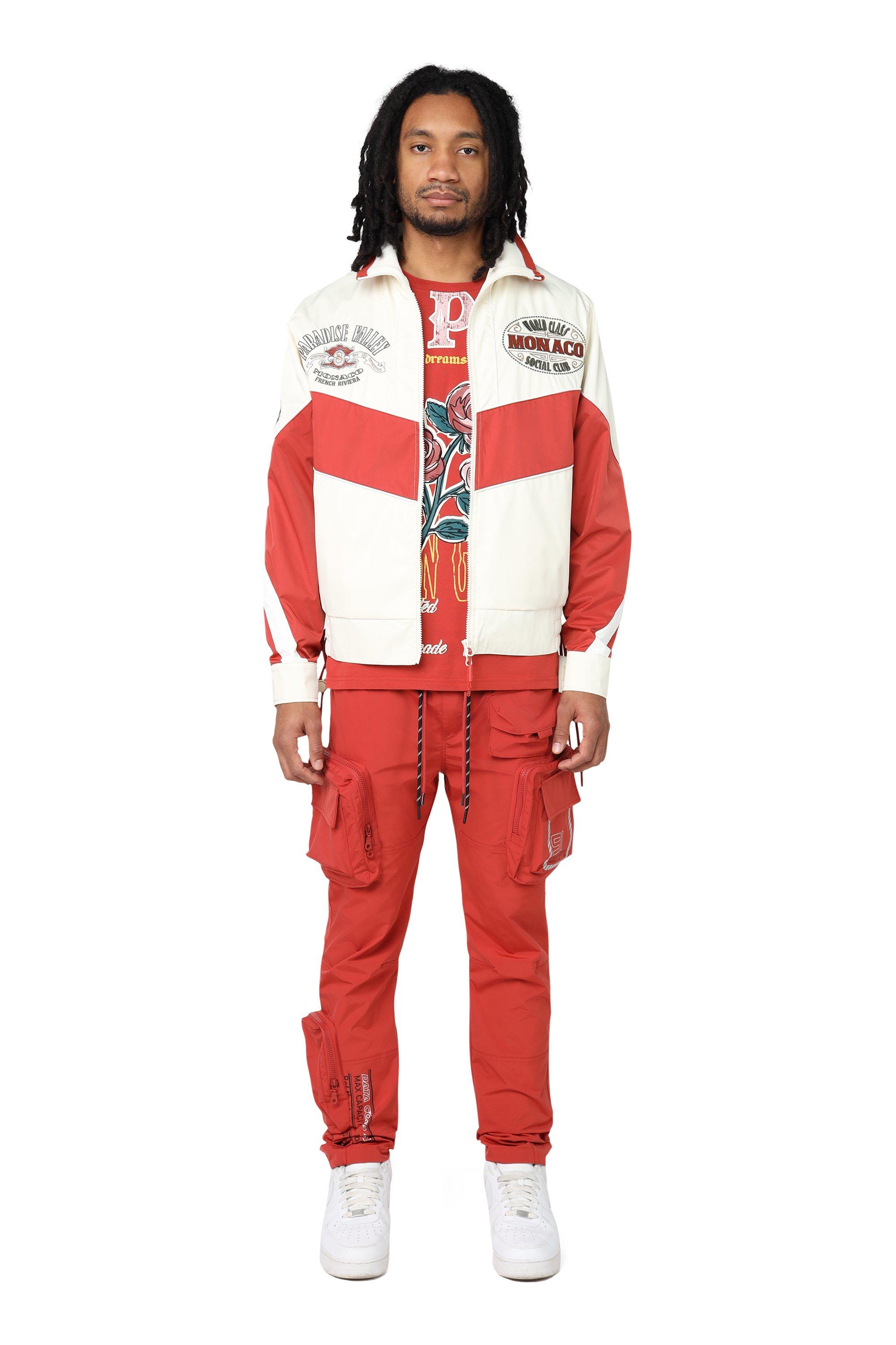 Smoke Rise Paradise Valley Men's Bomber Jacket - Tandoori