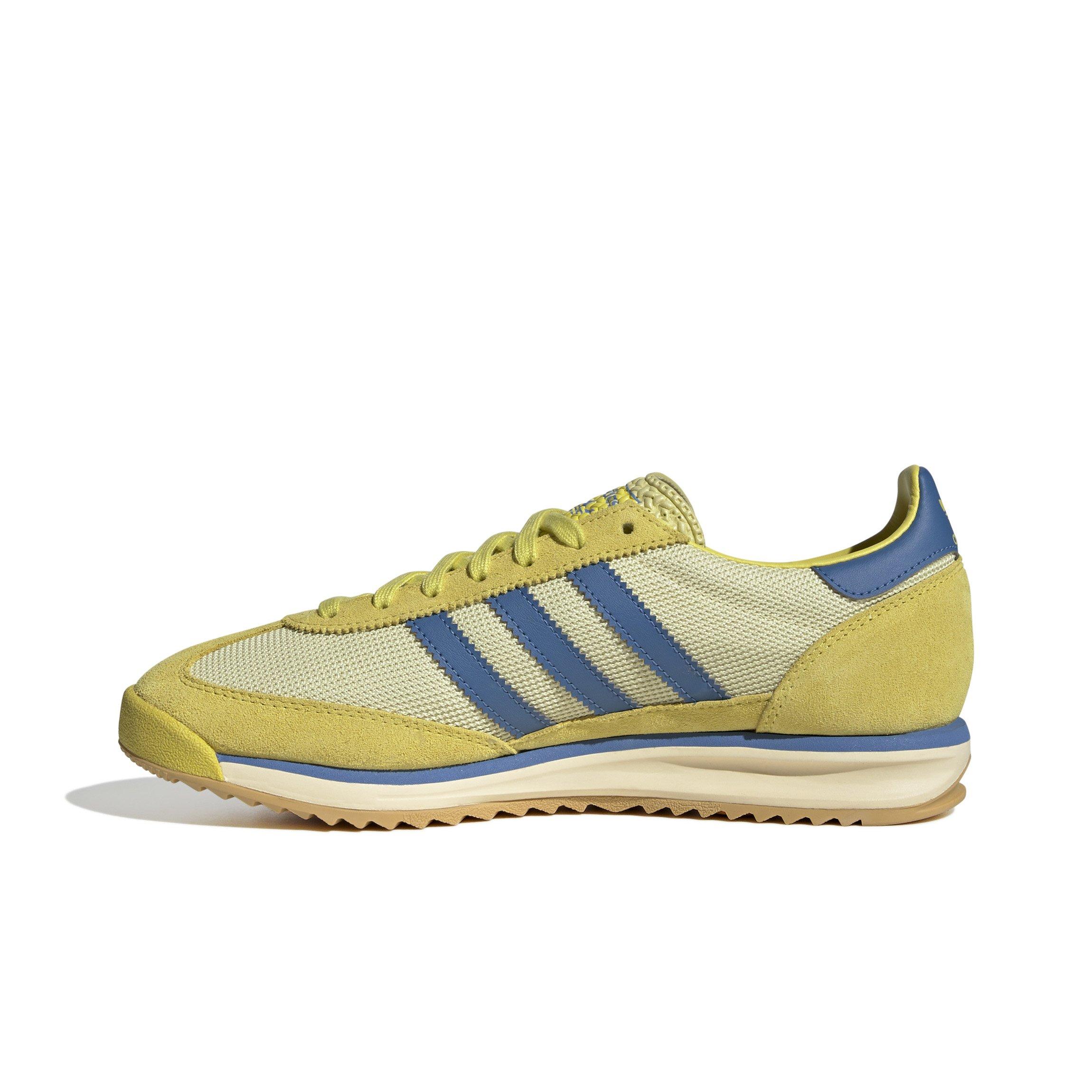 adidas Originals SL 72 RS "Pure Sulfur/Focus Blue/Powder Yellow" Men's Shoe - YELLOW/BLUE Thumbnail View 2