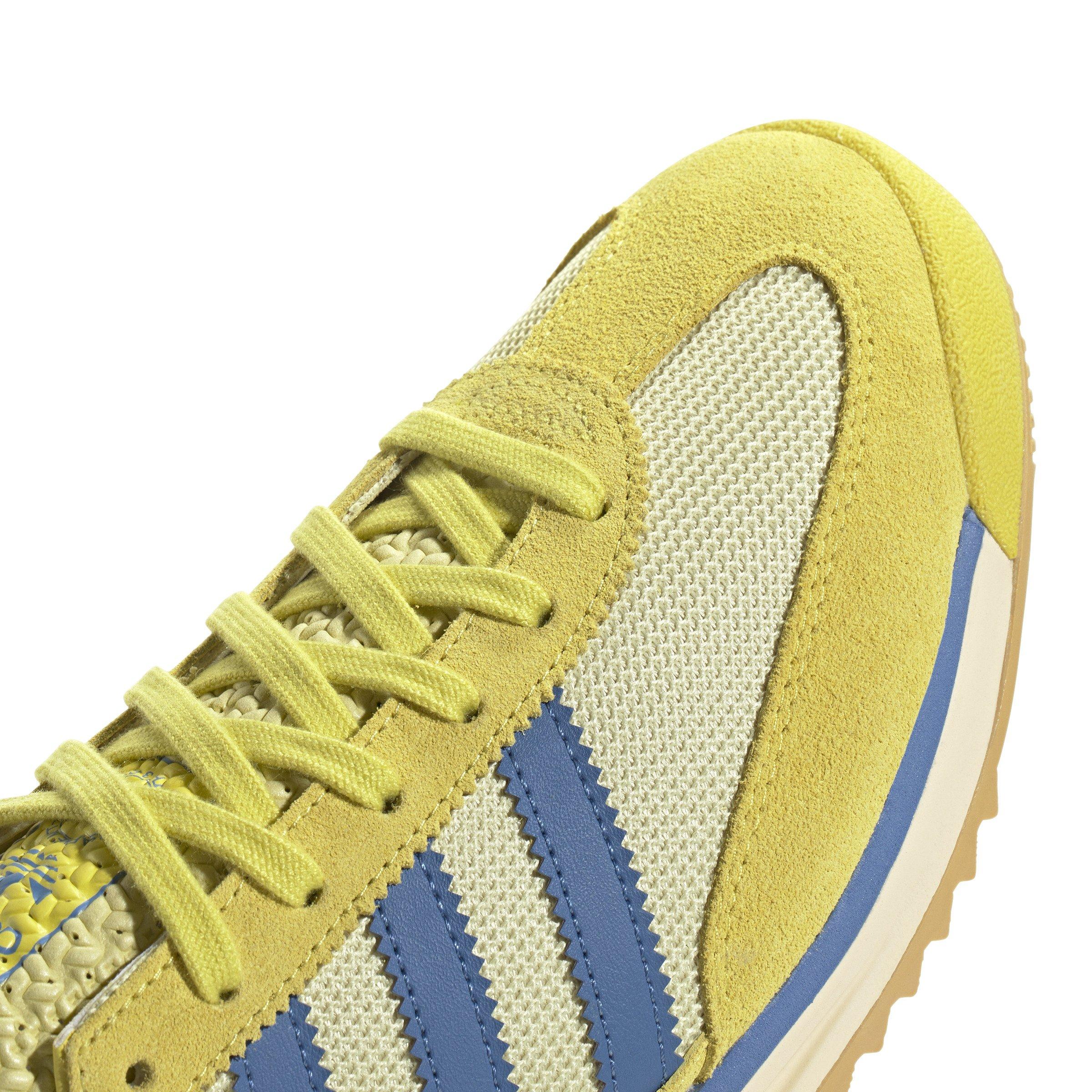 adidas Originals SL 72 RS "Pure Sulfur/Focus Blue/Powder Yellow" Men's Shoe - YELLOW/BLUE Thumbnail View 4