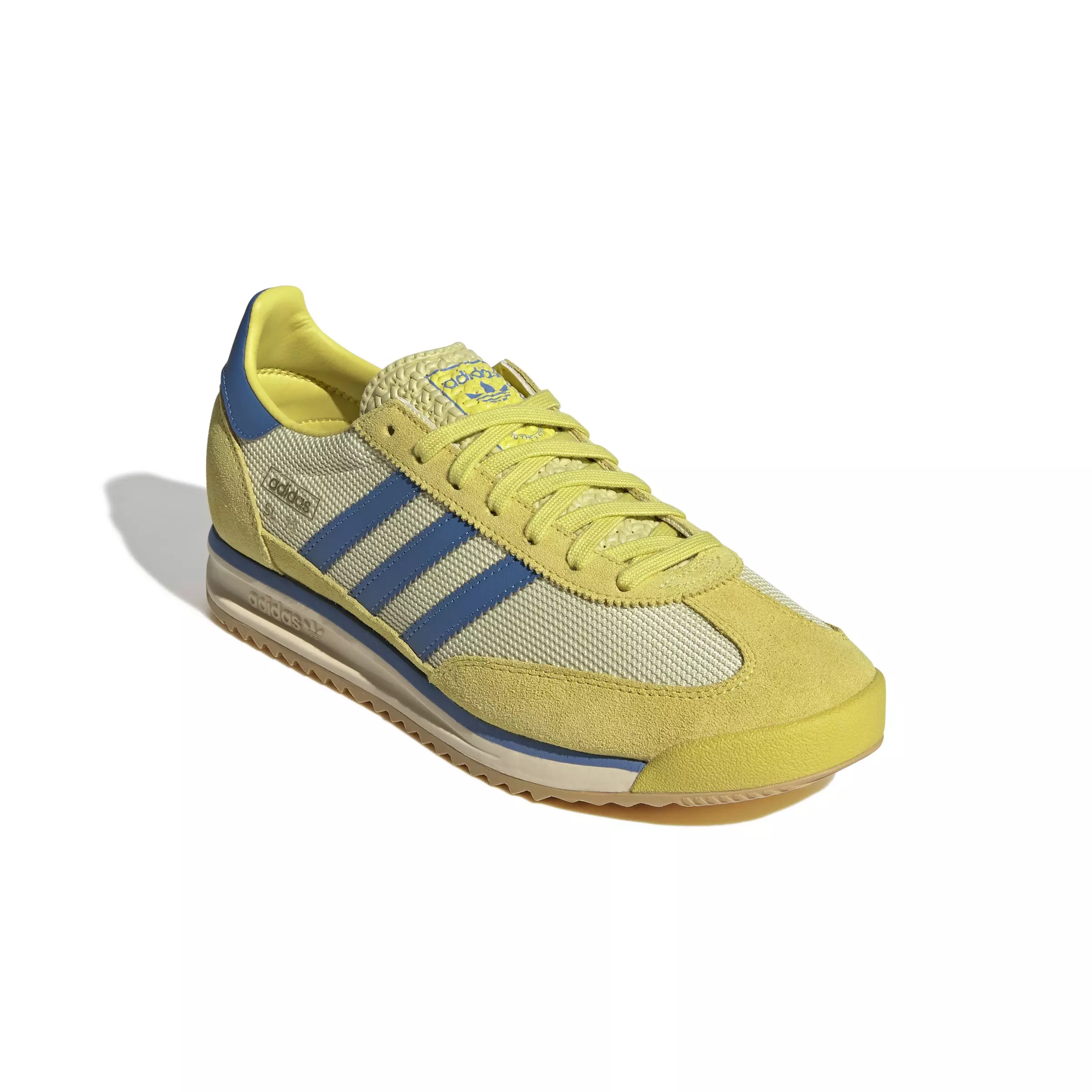 adidas Originals SL 72 RS "Pure Sulfur/Focus Blue/Powder Yellow" Men's Shoe - YELLOW/BLUE