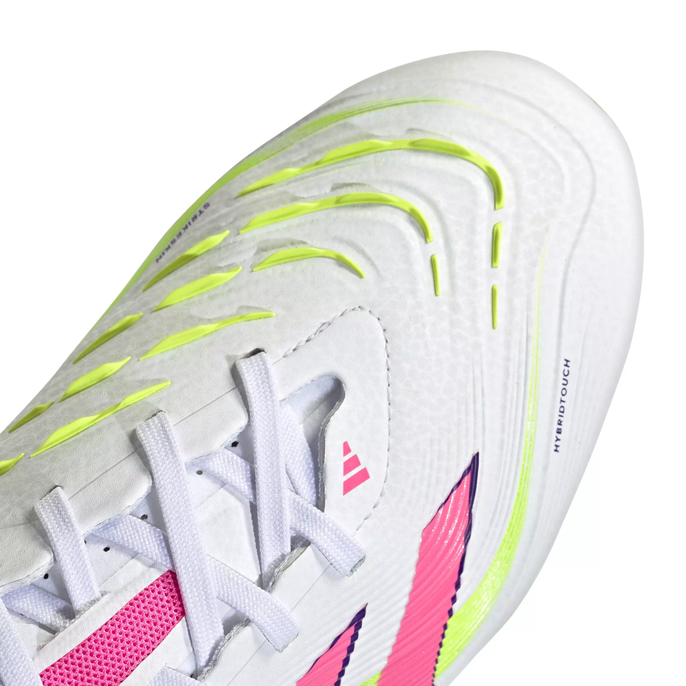 adidas Predator Pro FG "Lucid Pink Lemon" Men's Soccer Cleat - WHITE/PINK/BLUE