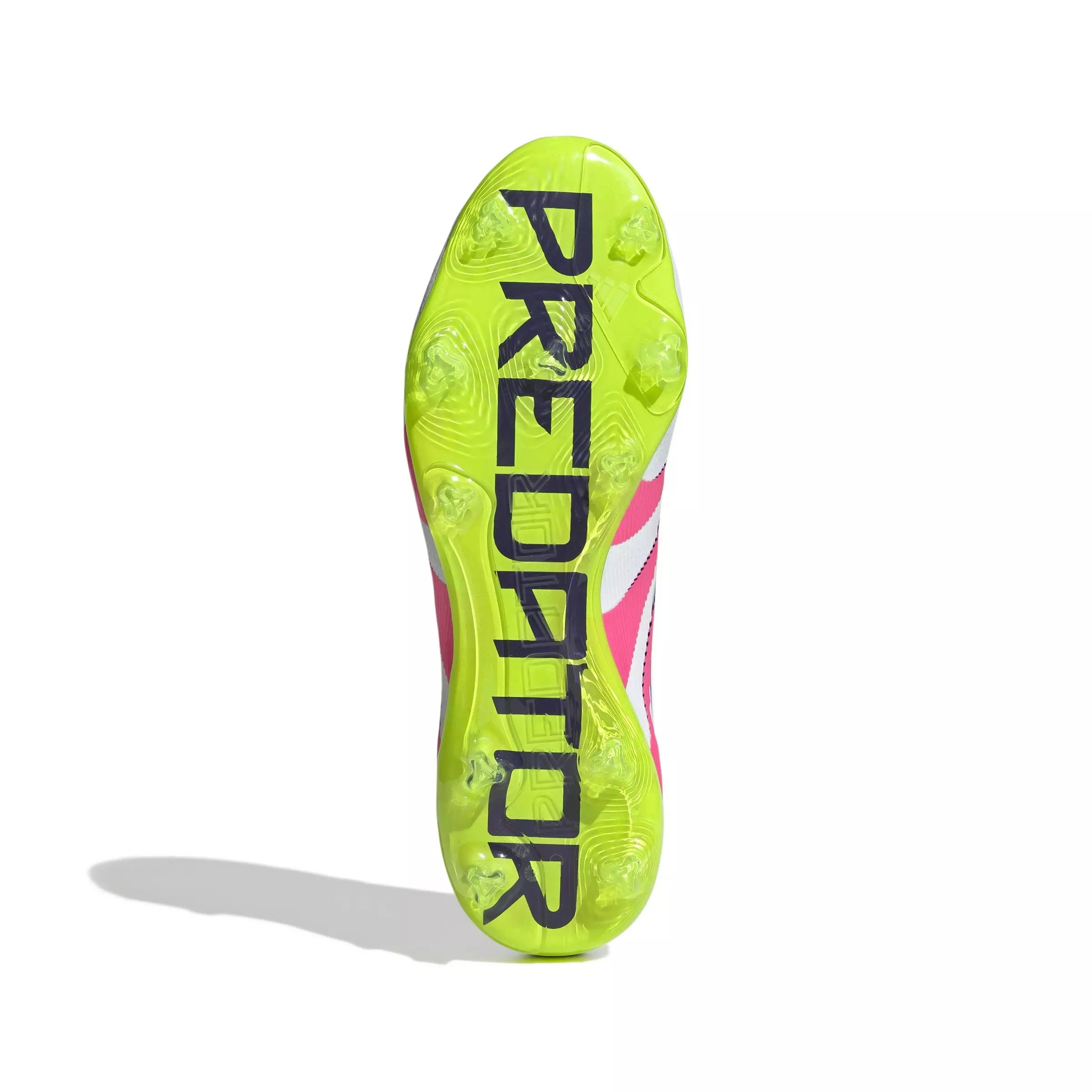 adidas Predator Pro FG "Lucid Pink Lemon" Men's Soccer Cleat - WHITE/PINK/BLUE