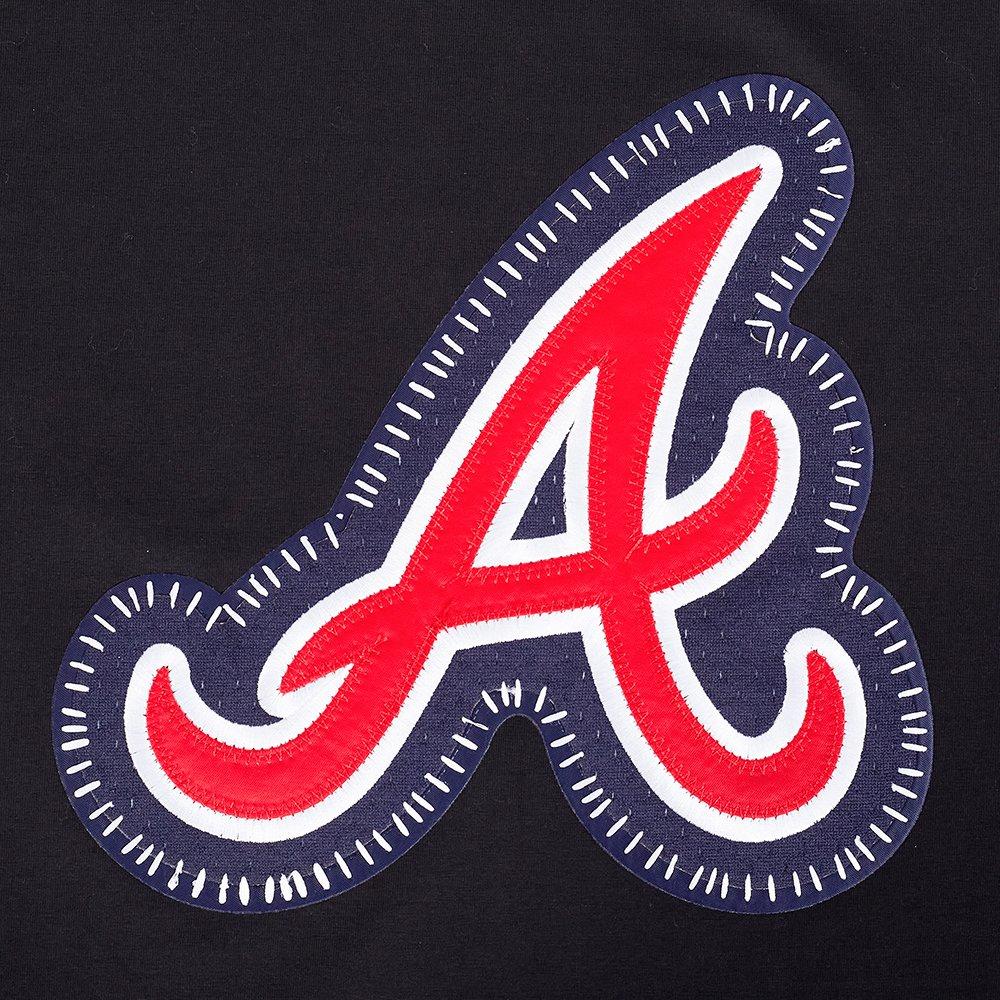Pro Standard Men's Atlanta Braves 2025 Pick Stitch Short Sleeve Tee-Black - BLACK Thumbnail View 8