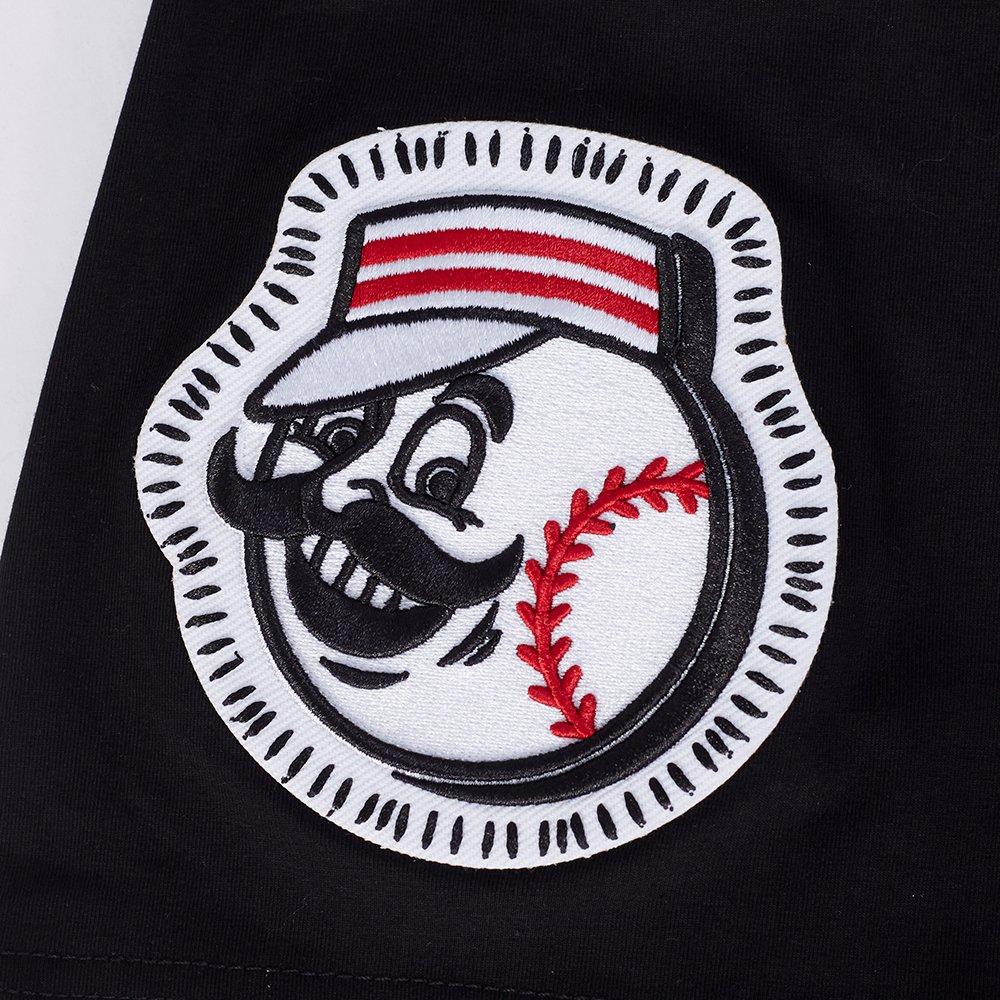 Pro Standard Men's Cincinnati Reds 2025 Pick Stitch Short Sleeve Tee-Black - BLACK Thumbnail View 7