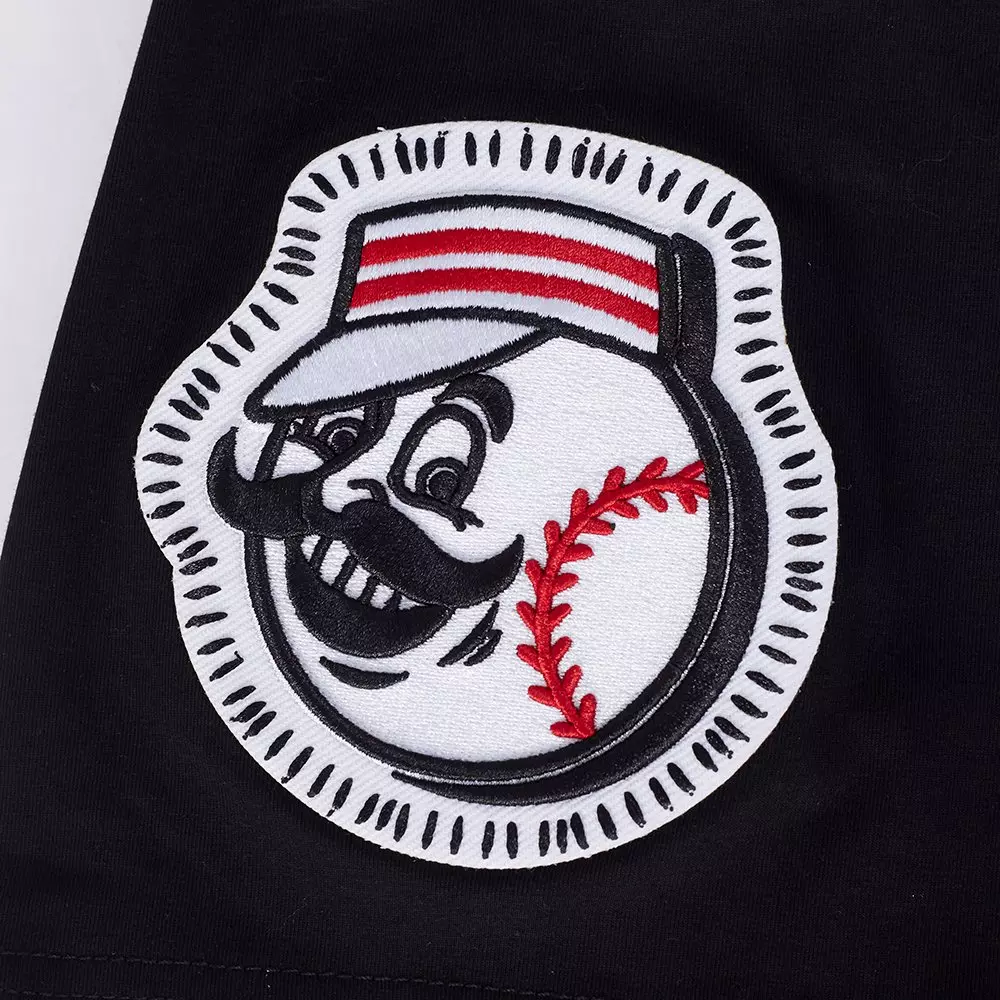 Pro Standard Men's Cincinnati Reds 2025 Pick Stitch Short Sleeve Tee-Black - BLACK