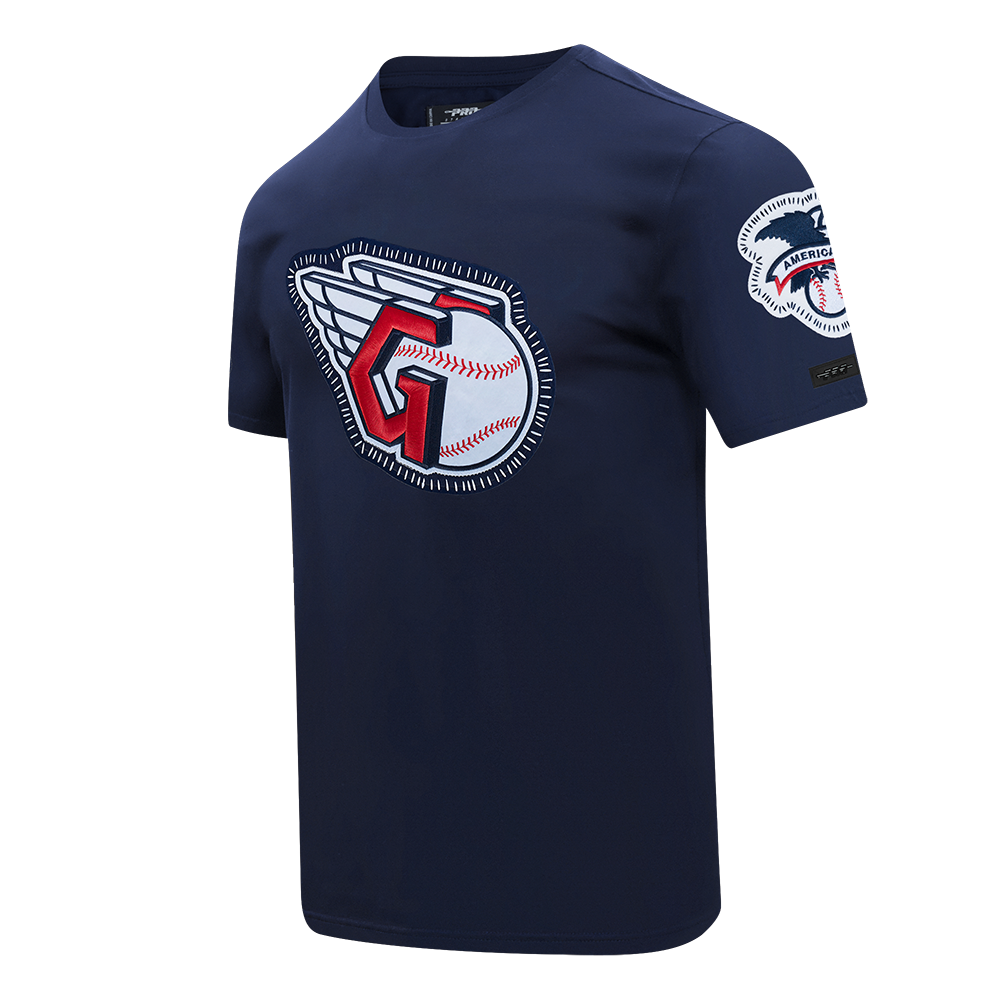Pro Standard Men's Cleveland Guardians 2025 Pick Stitch Short Sleeve Tee-Navy - NAVY Thumbnail View 3