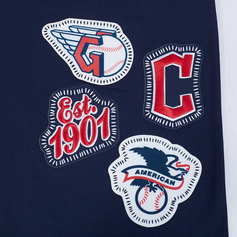 Pro Standard Men's Cleveland Guardians 2025 Pick Stitch Short Sleeve Tee-Navy - NAVY Thumbnail View 6