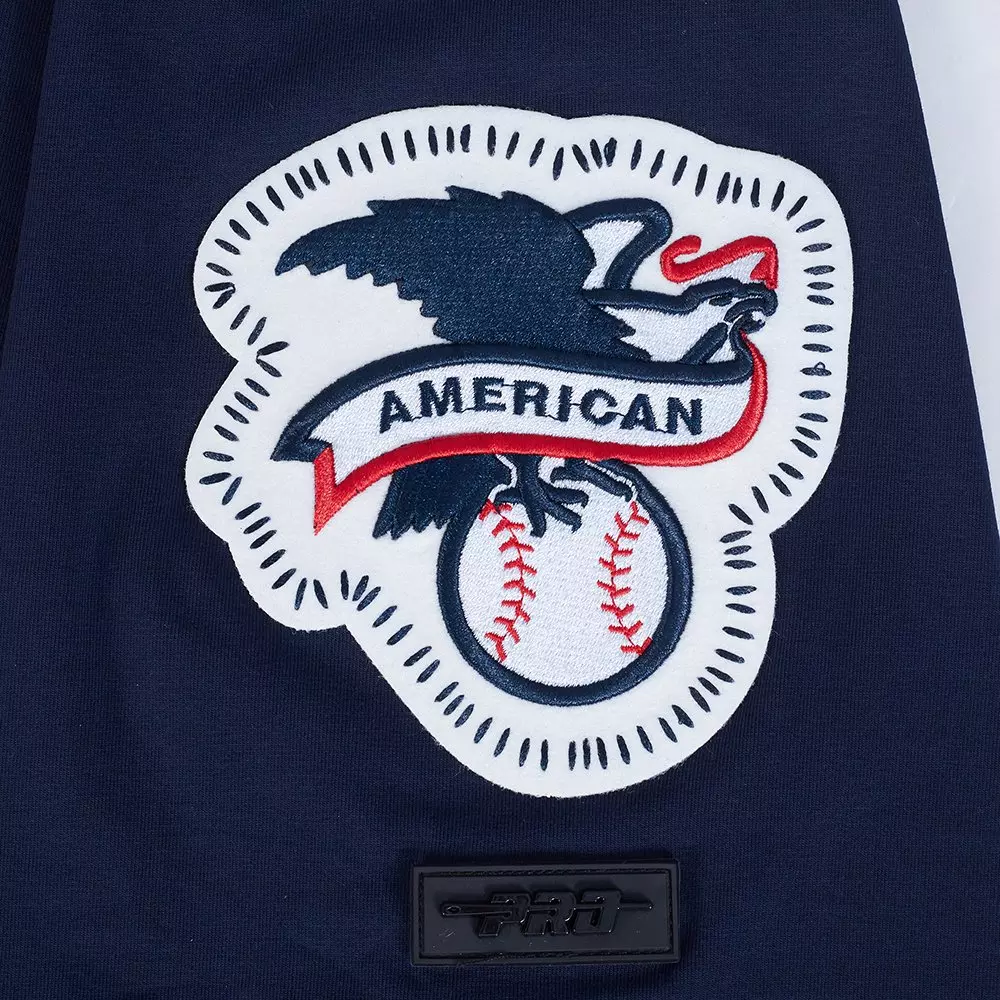 Pro Standard Men's Cleveland Guardians 2025 Pick Stitch Short Sleeve Tee-Navy - NAVY