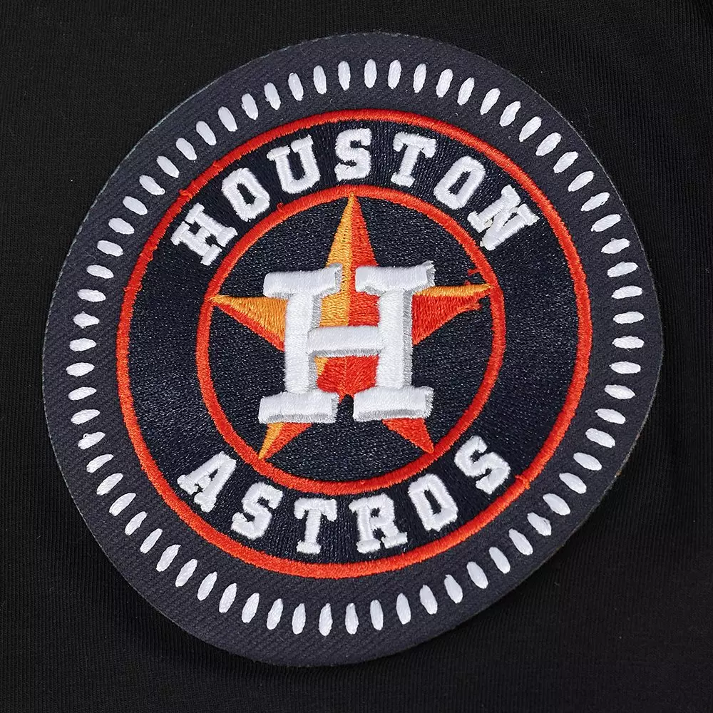 Pro Standard Men's Houston Astros 2025 Pick Stitch Short Sleeve Tee-Black - BLACK