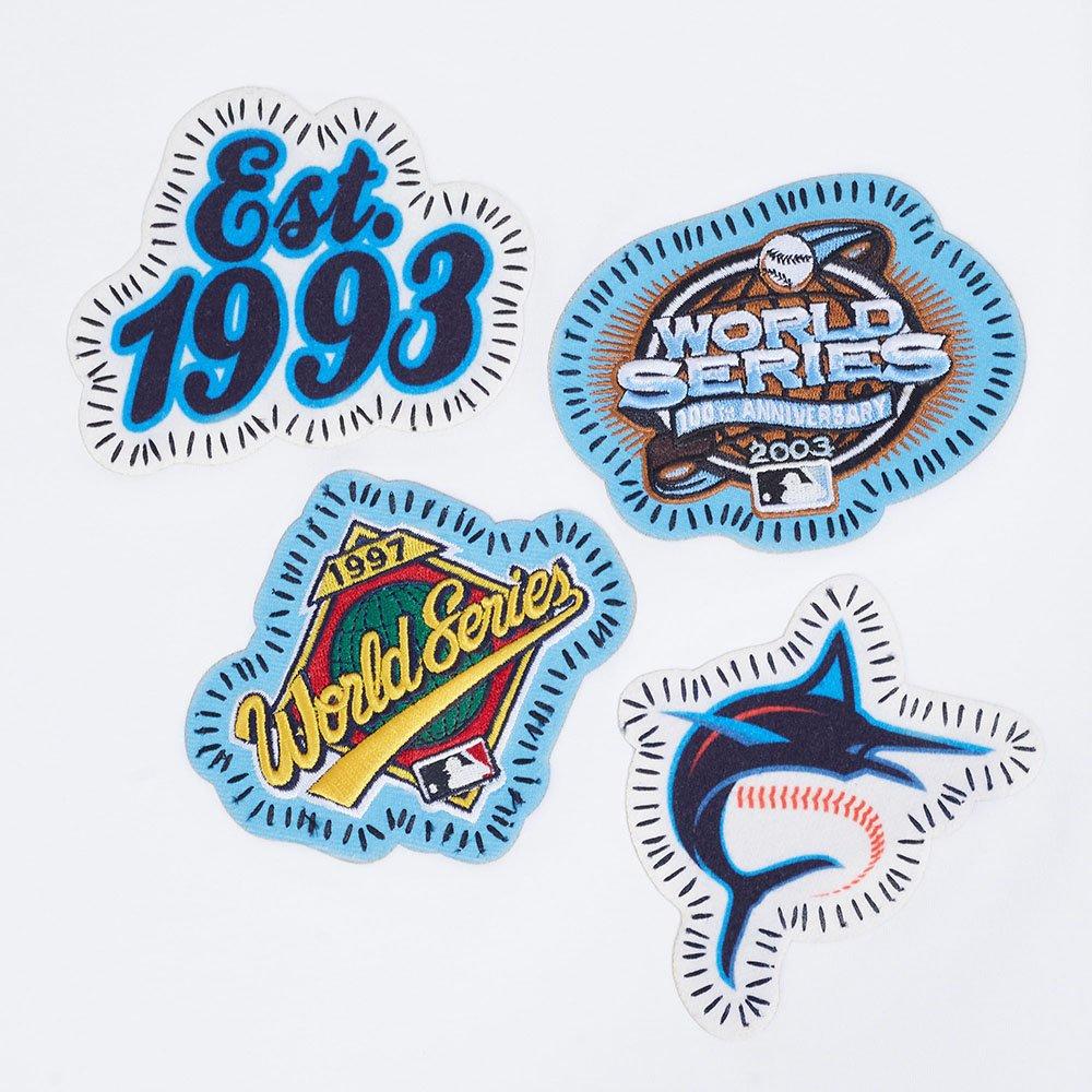 Pro Standard Men's Miami Marlins 2025 Pick Stitch Short Sleeve Tee-White - WHITE Thumbnail View 8