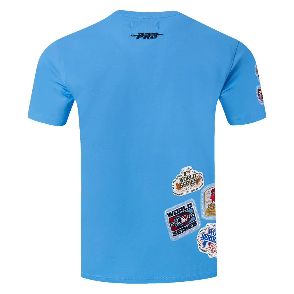 Pro Standard Men's St. Louis Cardinals 2025 Pick Stitch Short Sleeve Tee-Blue - BLUE Thumbnail View 2