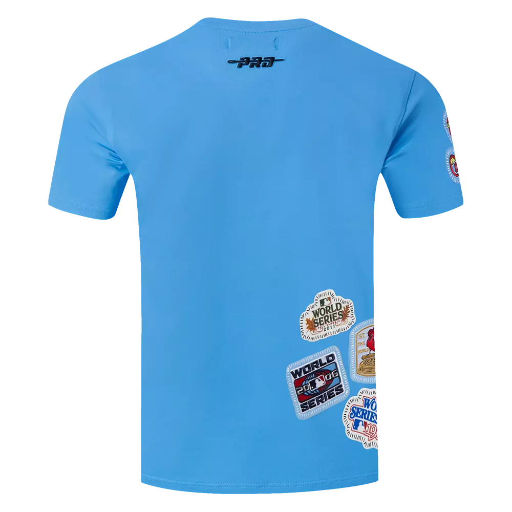 Pro Standard Men's St. Louis Cardinals 2025 Pick Stitch Short Sleeve Tee-Blue - BLUE