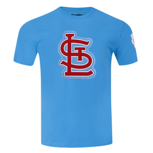 Pro Standard Men's St. Louis Cardinals 2025 Pick Stitch Short Sleeve Tee-Blue