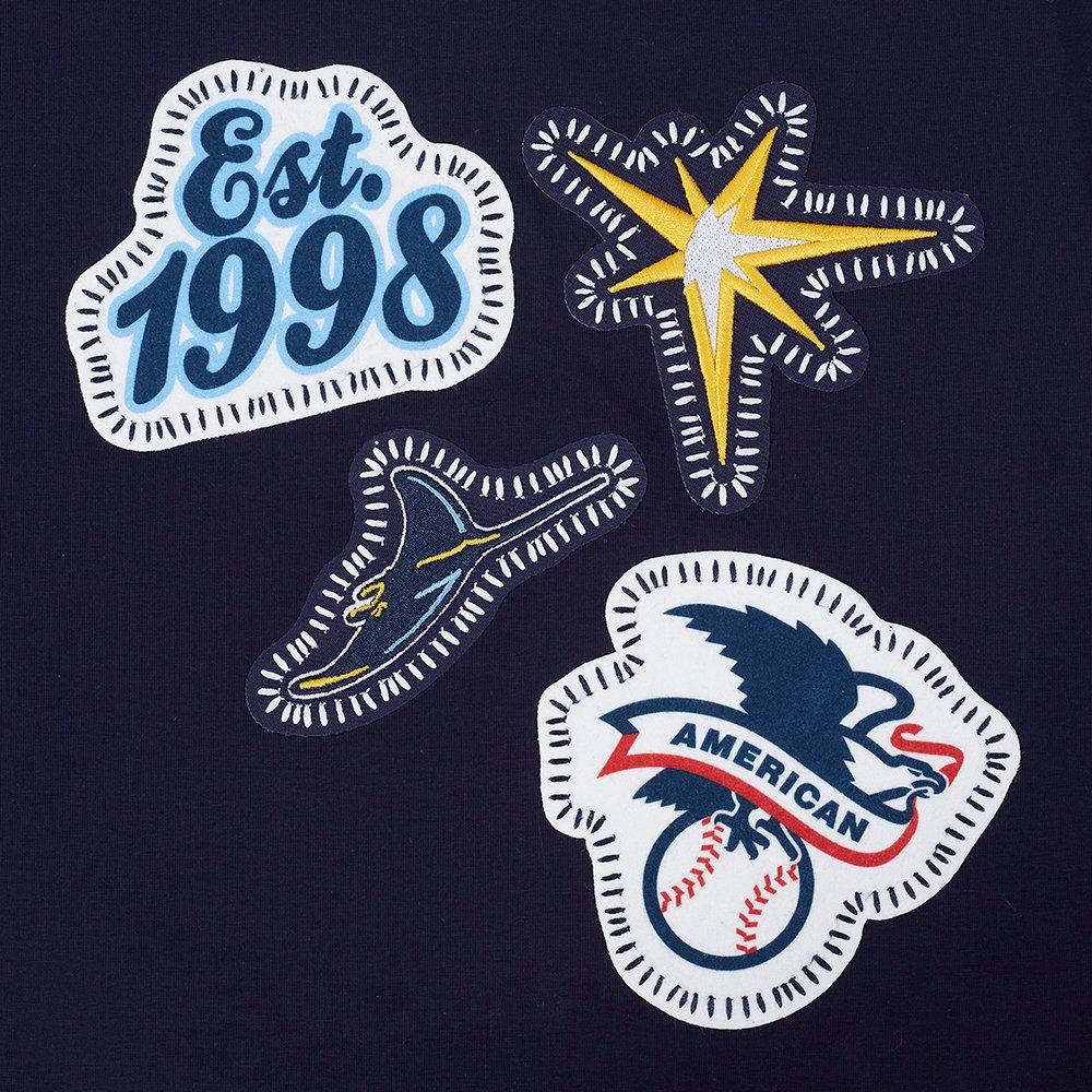 Pro Standard Men's Tampa Bay Rays 2025 Pick Stitch Short Sleeve Tee-Navy - NAVY Thumbnail View 5