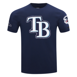 Pro Standard Men's Tampa Bay Rays 2025 Pick Stitch Short Sleeve Tee-Navy