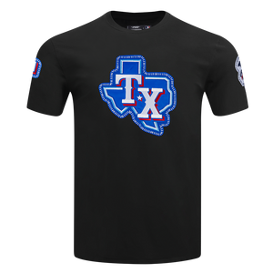 Pro Standard Men's Texas Rangers 2025 Pick Stitch Short Sleeve Tee-Black