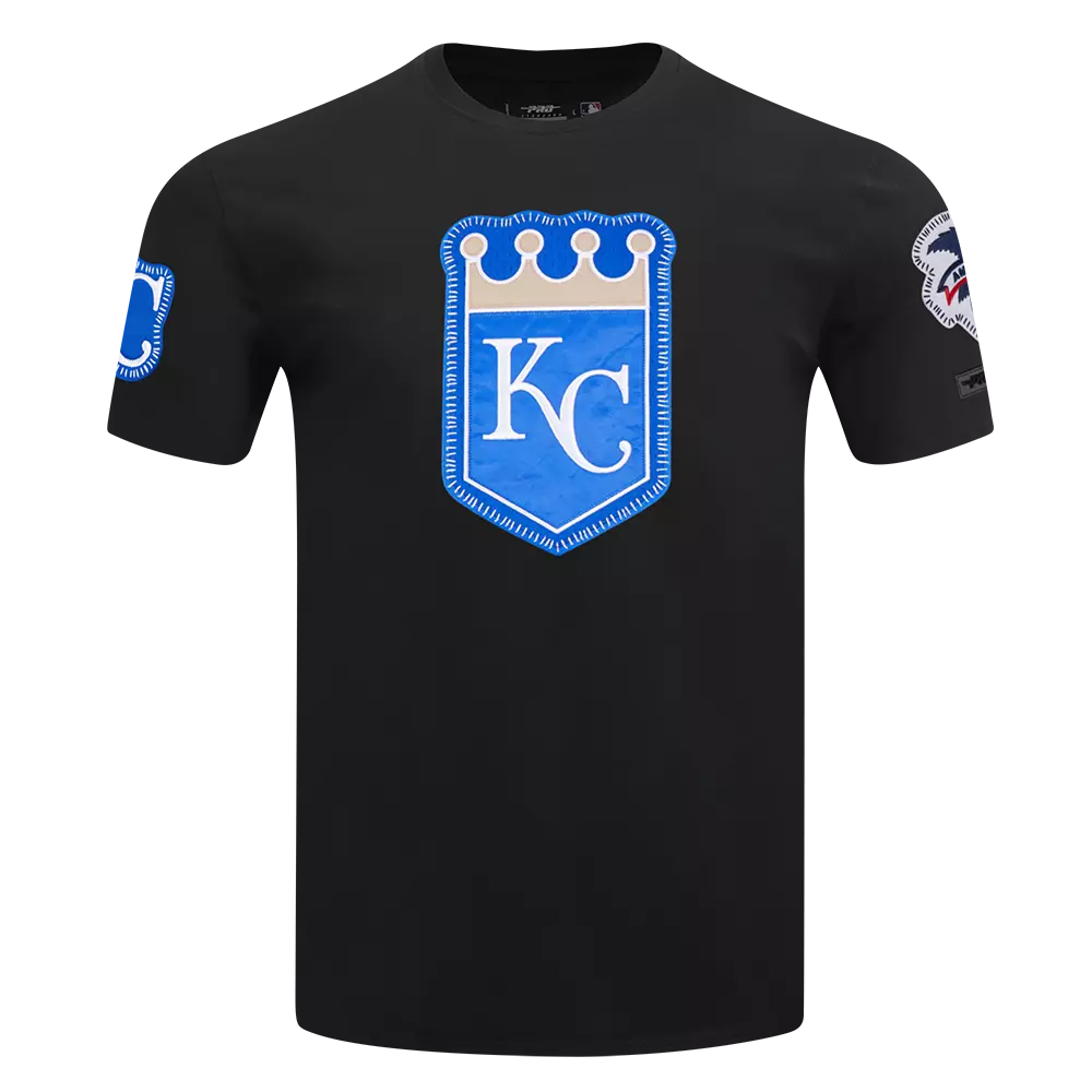 Pro Standard Kansas City Royals 2025 Pick Stitch Short Sleeve Tee-Black - BLACK