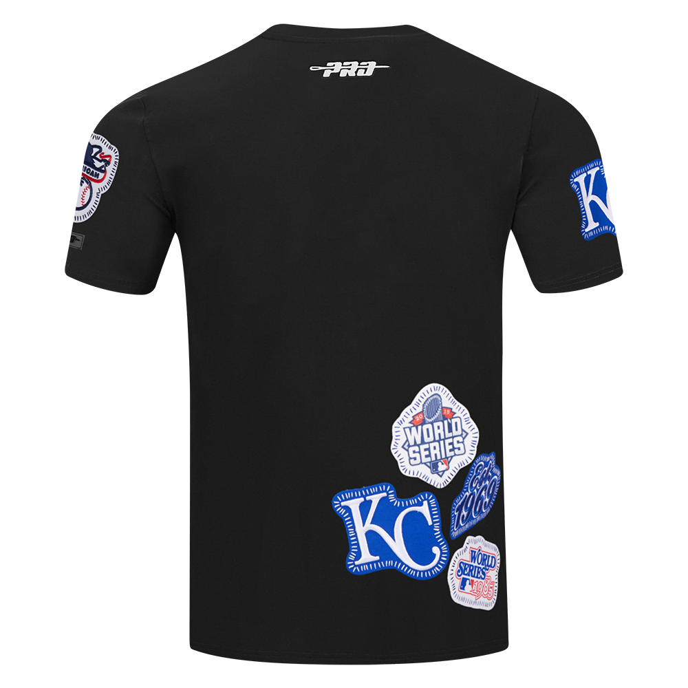 Pro Standard Kansas City Royals 2025 Pick Stitch Short Sleeve Tee-Black - BLACK Thumbnail View 2