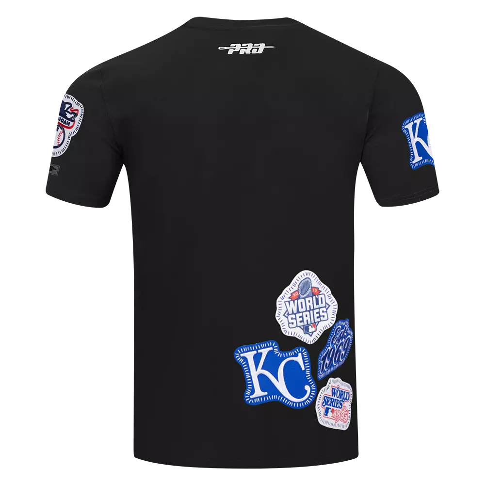 Pro Standard Kansas City Royals 2025 Pick Stitch Short Sleeve Tee-Black - BLACK