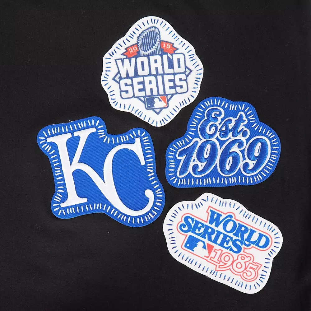 Pro Standard Kansas City Royals 2025 Pick Stitch Short Sleeve Tee-Black - BLACK