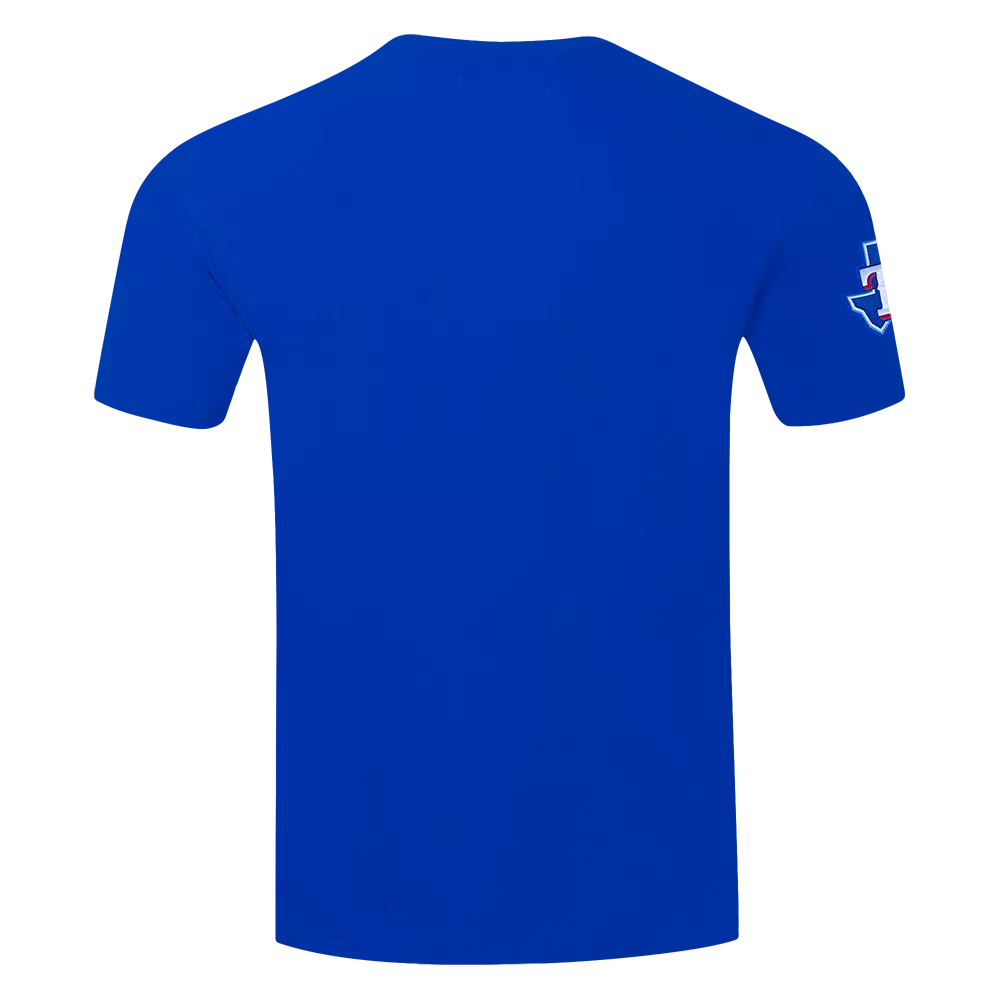 Pro Standard Men's Texas Rangers Old English Tee-Blue - BLUE