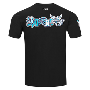 Pro Standard Men's Charlotte Hornets 2025 Ransom Short Sleeve Tee-Black