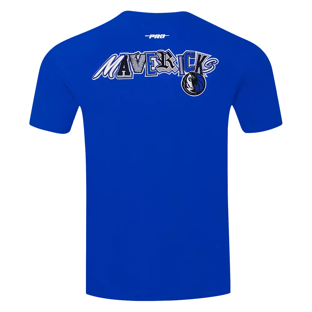 Pro Standard Men's Dallas Mavericks 2025 Ransom Short Sleeve Tee-Blue - BLUE