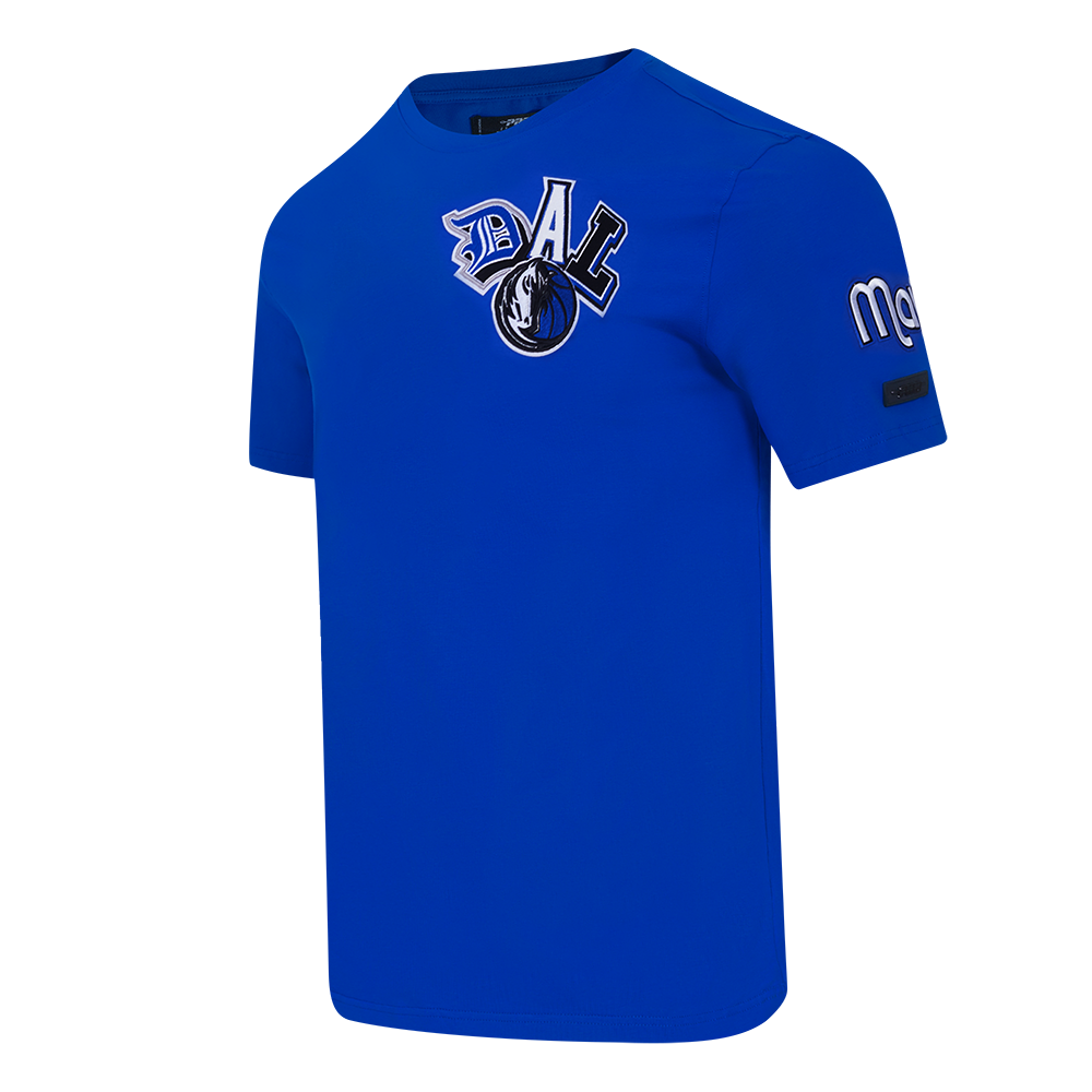 Pro Standard Men's Dallas Mavericks 2025 Ransom Short Sleeve Tee-Blue - BLUE Thumbnail View 3