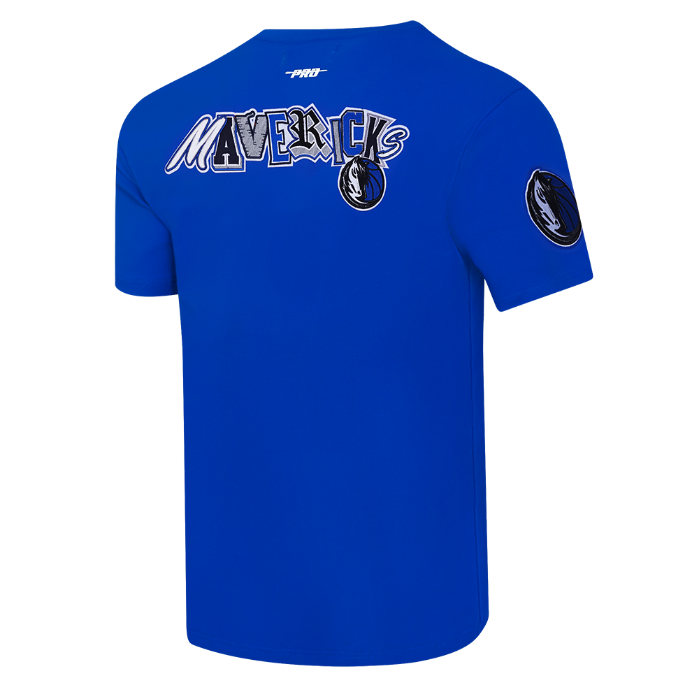 Pro Standard Men's Dallas Mavericks 2025 Ransom Short Sleeve Tee-Blue - BLUE Thumbnail View 4