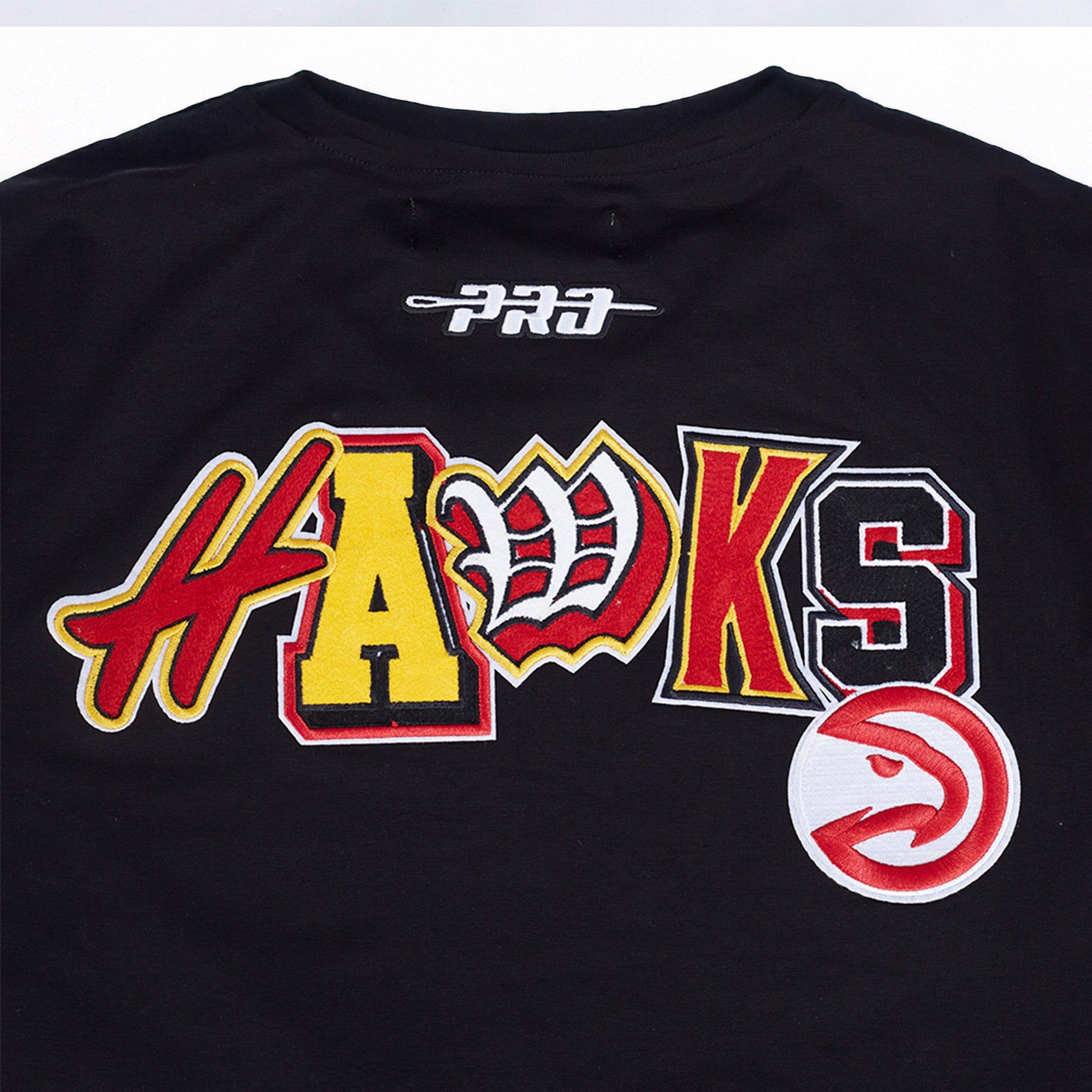 Pro Standard Men's Atlanta Hawks 2025 Ransom Short Sleeve Tee-Black - BLACK Thumbnail View 6