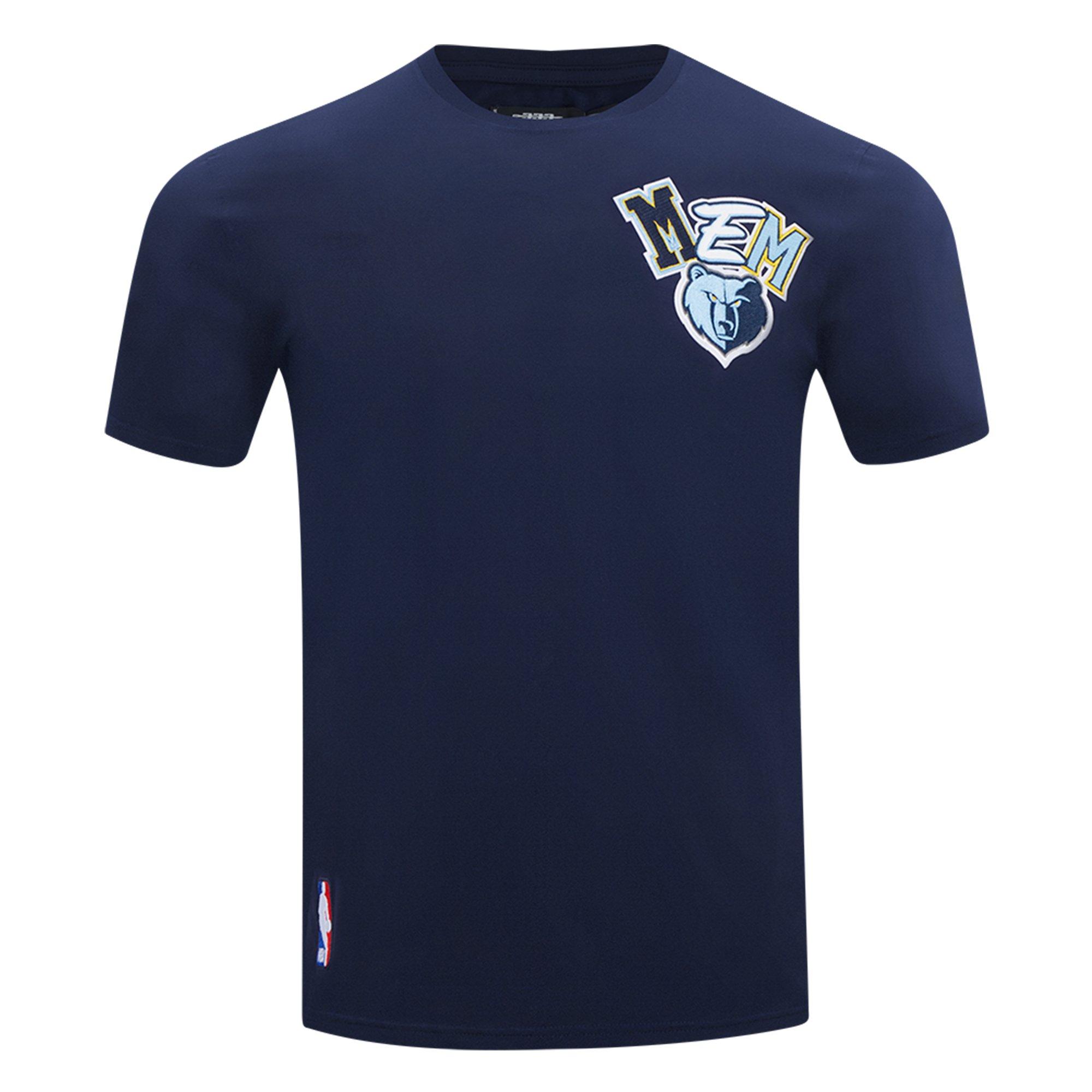 Pro Standard Men's Memphis Grizzlies 2025 Ransom Short Sleeve Tee-Navy - NAVY Thumbnail View 1