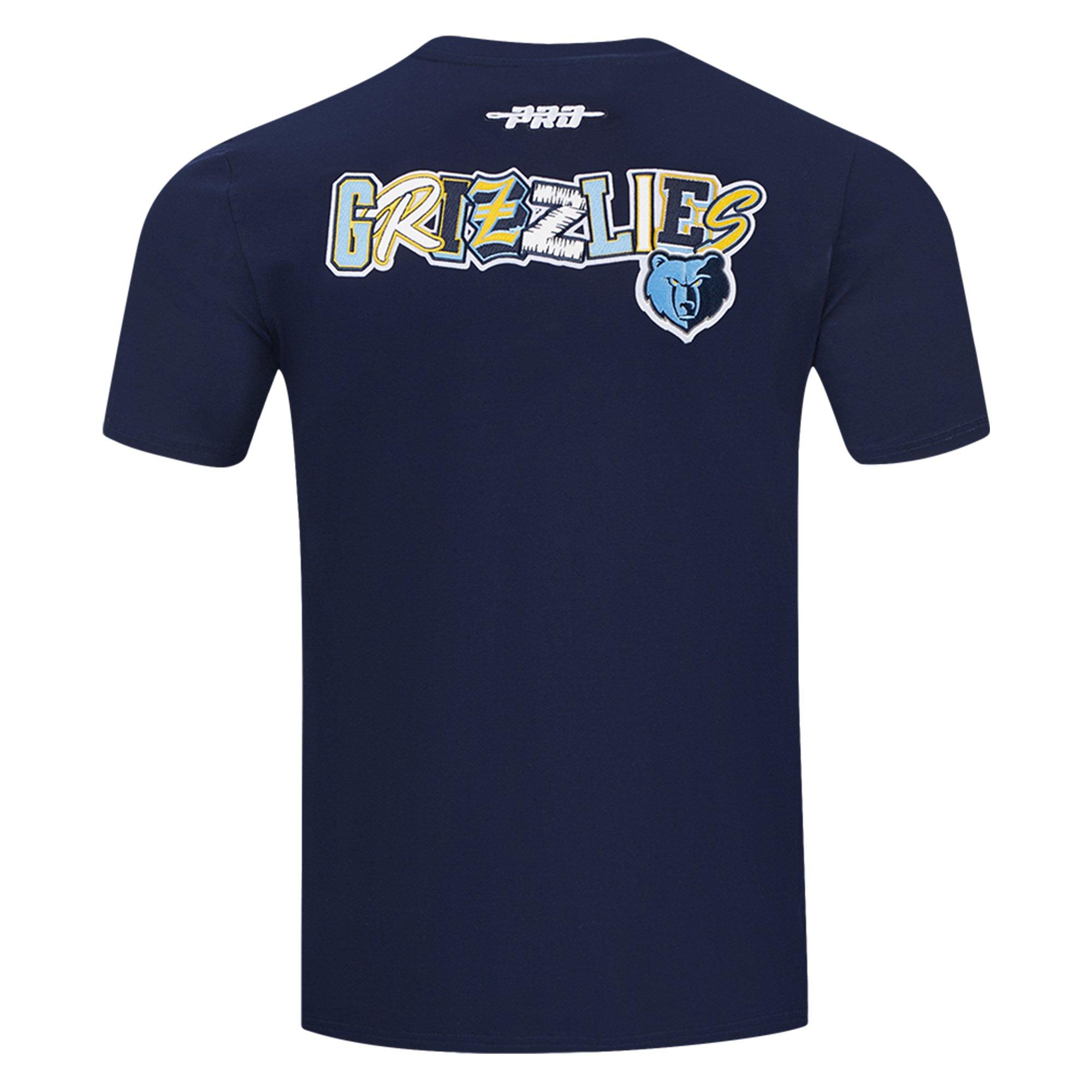 Pro Standard Men's Memphis Grizzlies 2025 Ransom Short Sleeve Tee-Navy - NAVY Thumbnail View 2