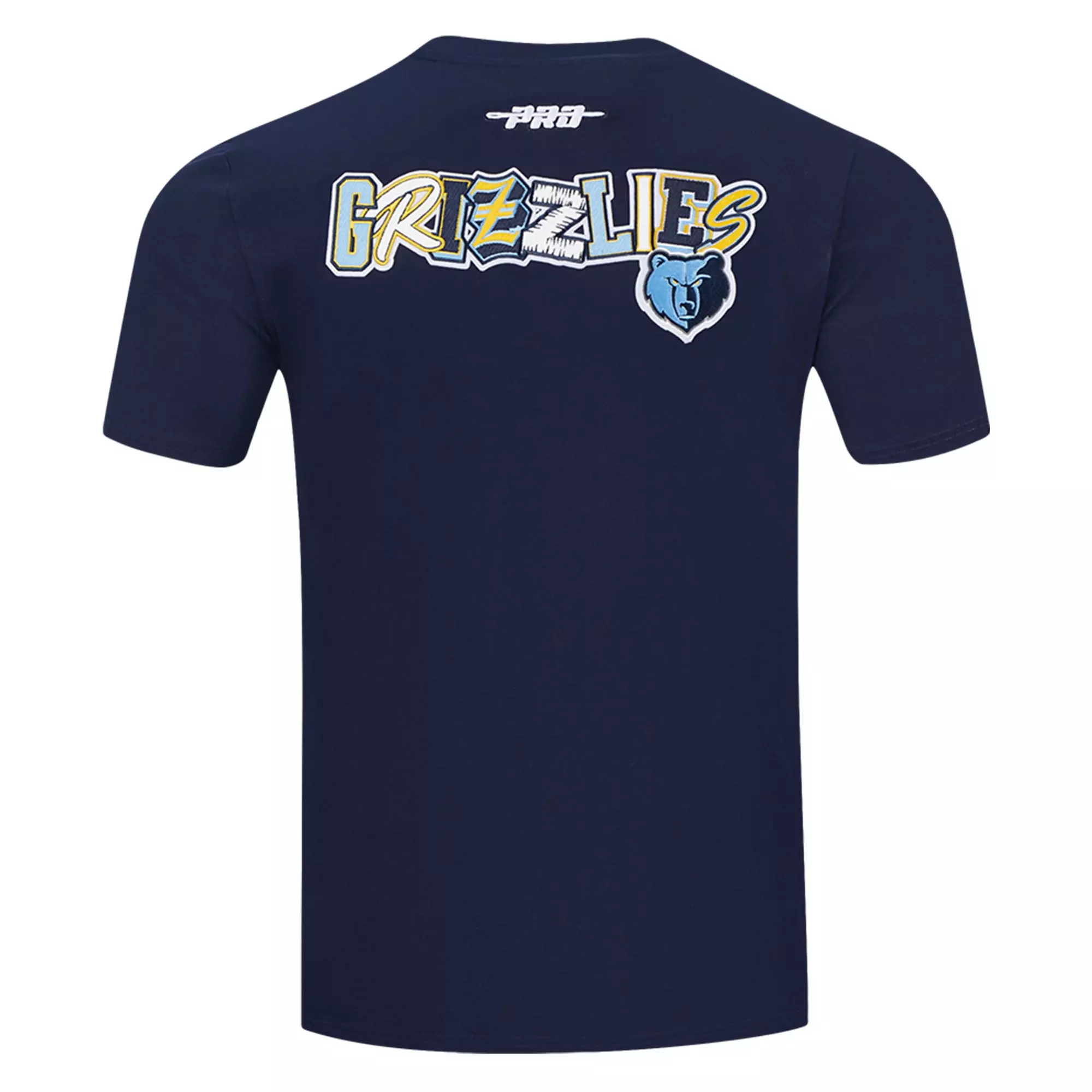 Pro Standard Men's Memphis Grizzlies 2025 Ransom Short Sleeve Tee-Navy - NAVY